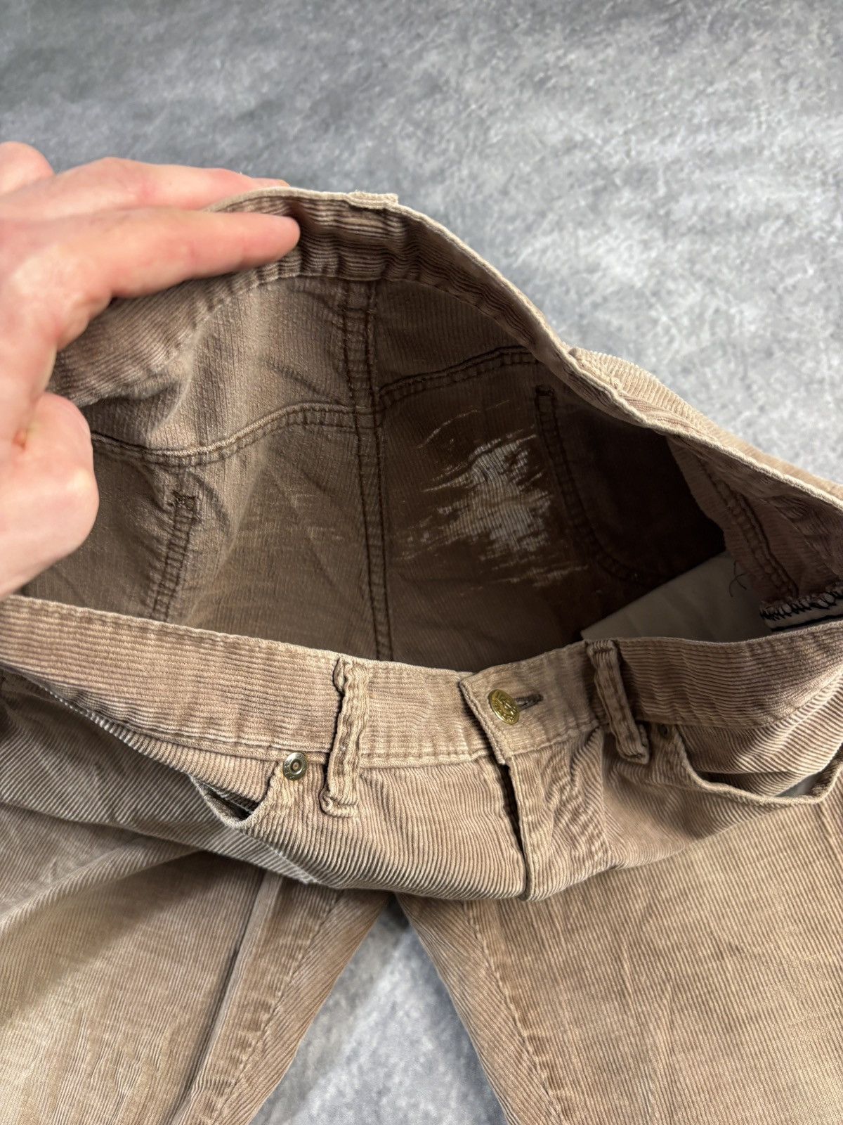 Lee × Vintage Vintage Lee Corduroy Trousers Vintage Corduroy Pants Wide Size US 32 / EU 48 - 5 Thumbnail
