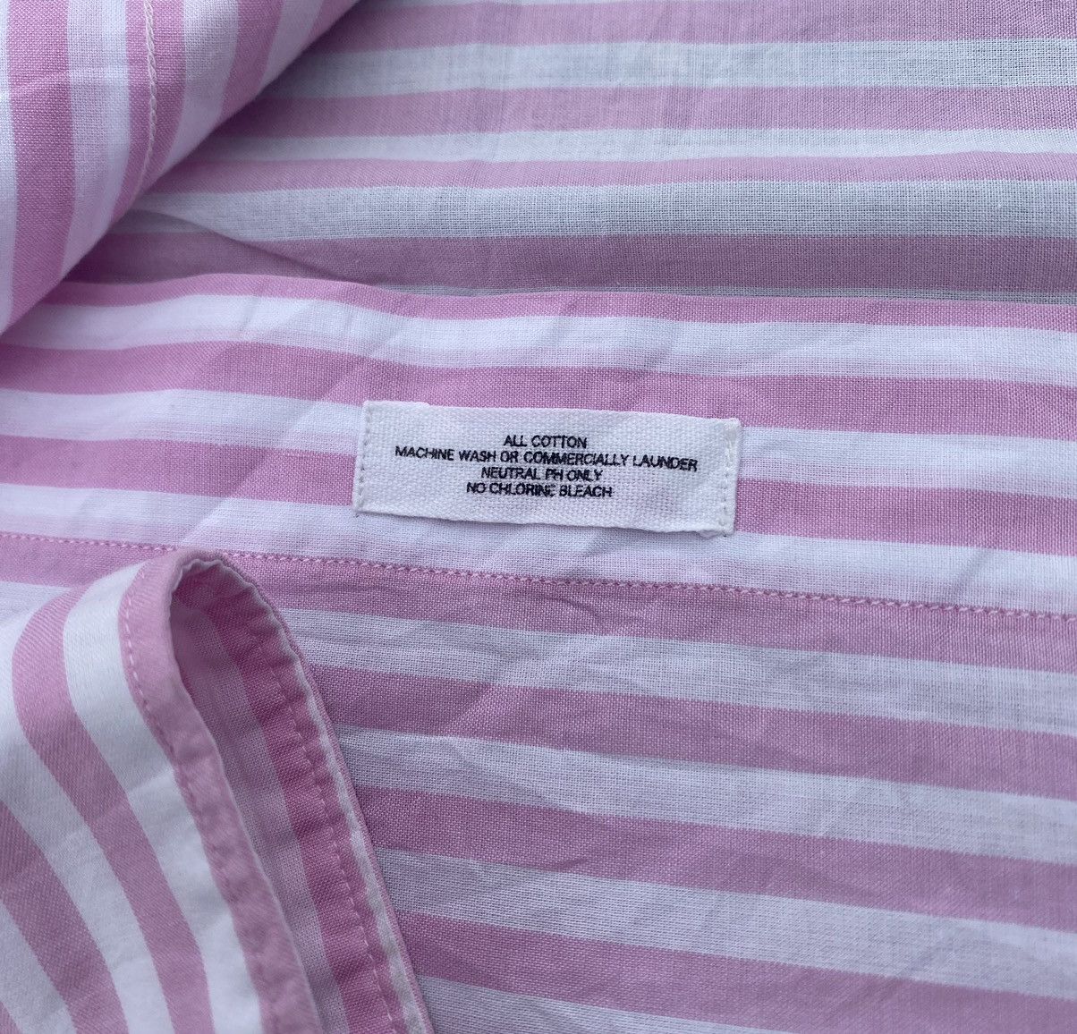 CABANE de ZUCCa Light Pink Stripe Shirt Size US M / EU 48-50 / 2 - 4 Thumbnail