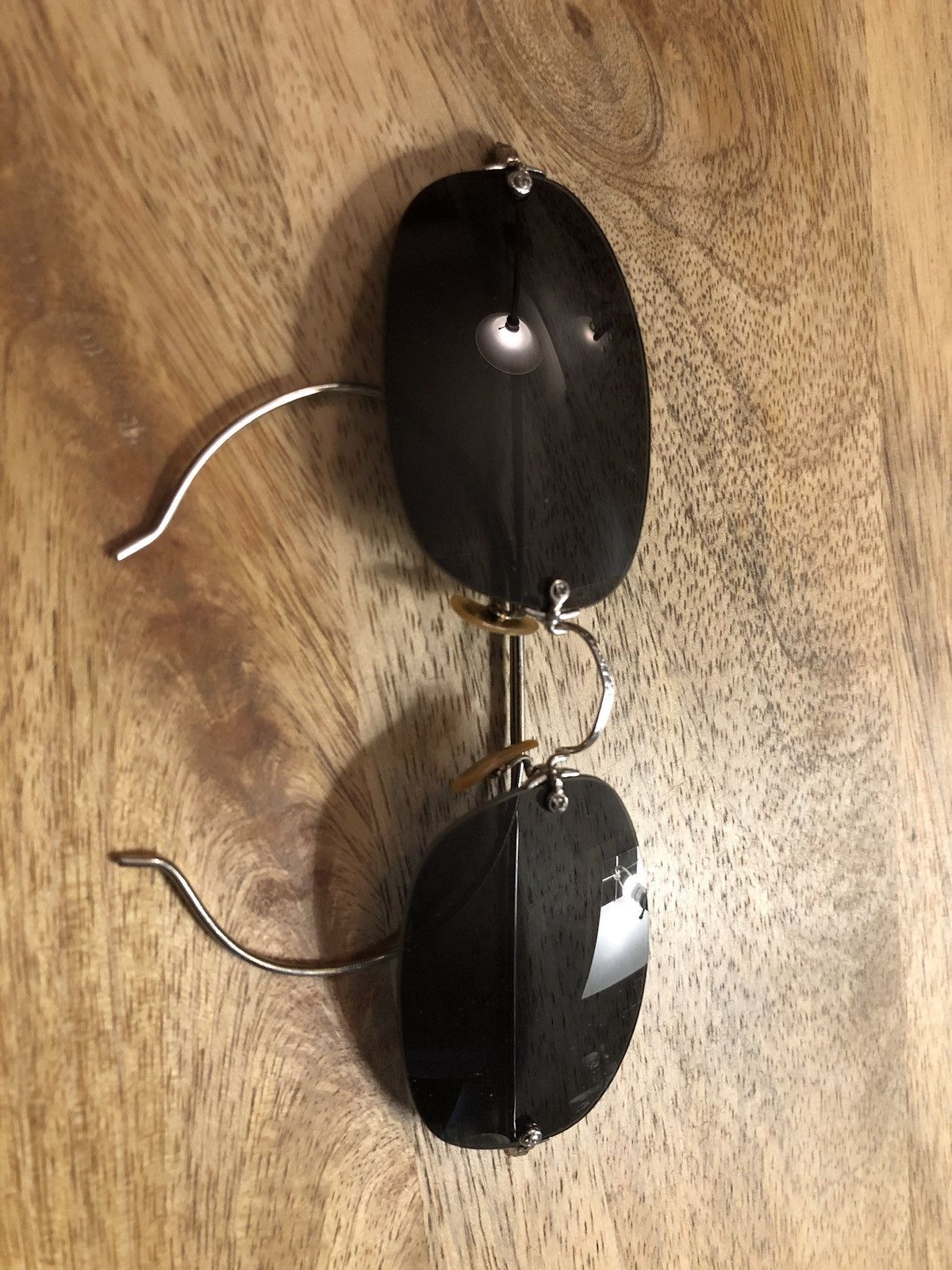 Other Nader Zadi NY Custom Silver Rimless Sunglasses Size ONE SIZE - 3 Thumbnail