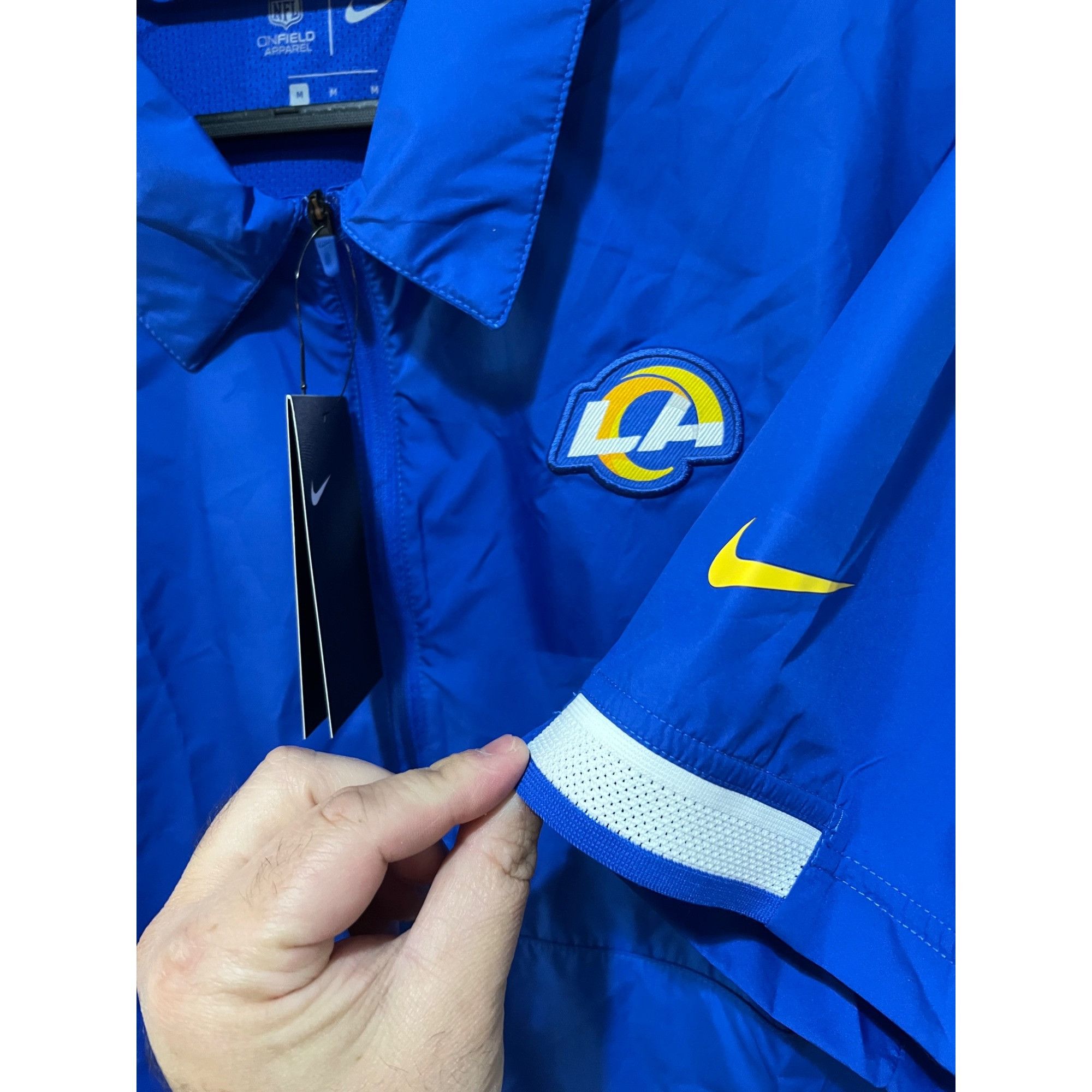 Nike Nike Los Angeles Rams OnField Pullover NWT - Size M Size US M / EU 48-50 / 2 - 2 Thumbnail