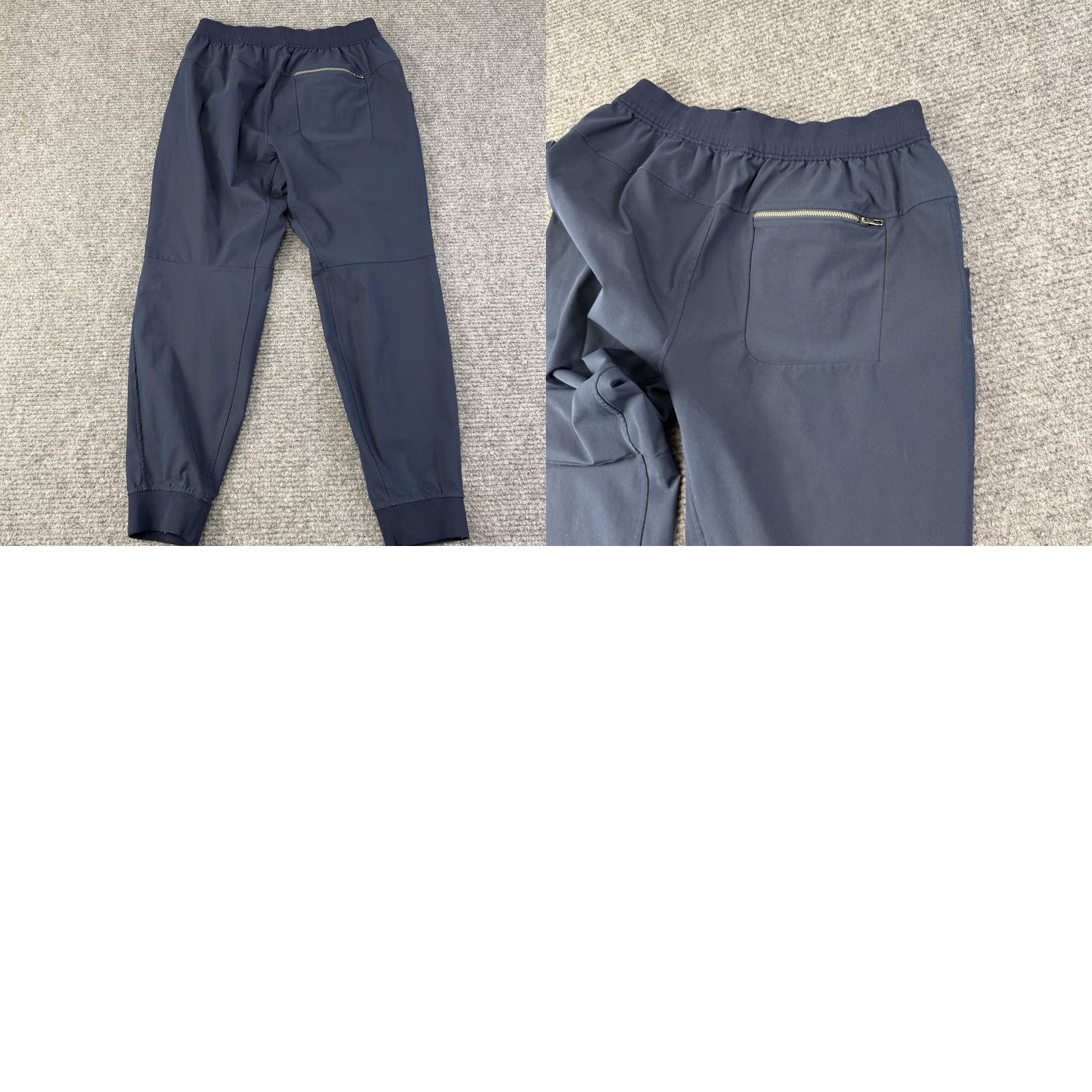 Lululemon Lululemon Mens Large Blue Woven Jogger Pants Zip Pocket Drawstring Athletic Size US 33 - 9 Thumbnail