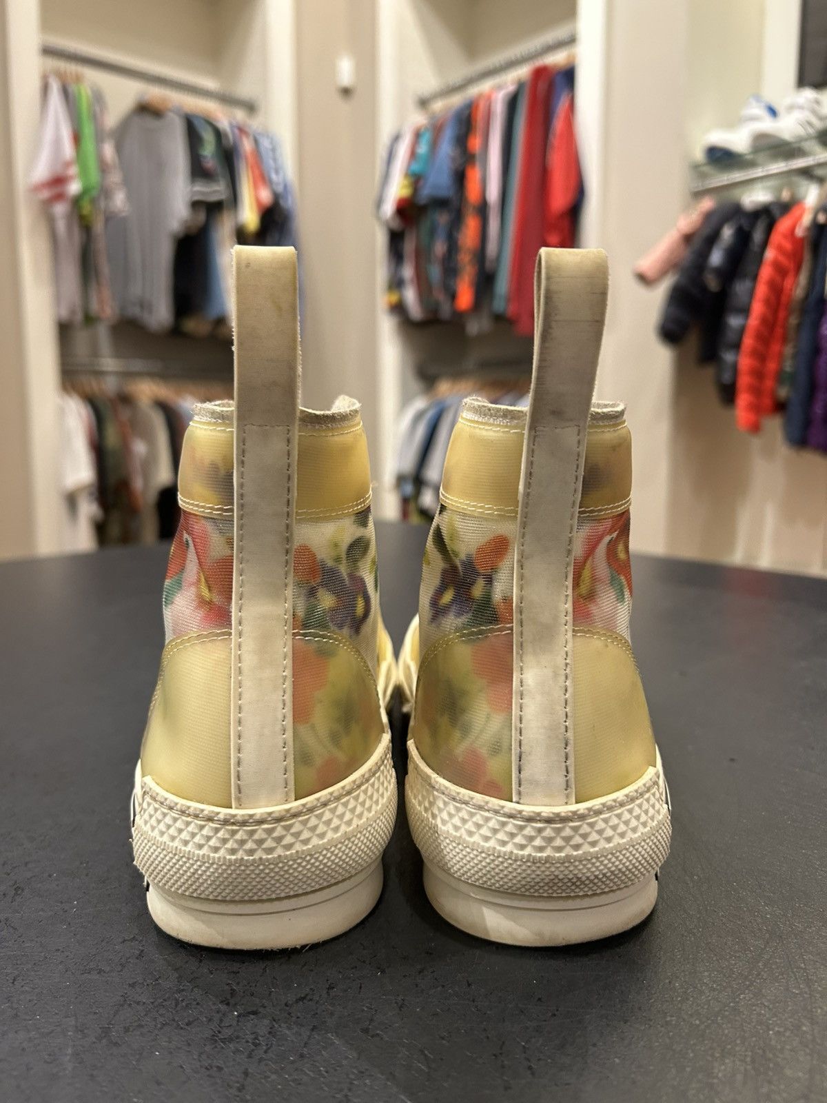 Dior Dior B23 Floral High Top Sneakers Size US 5 / EU 37 - 5 Thumbnail