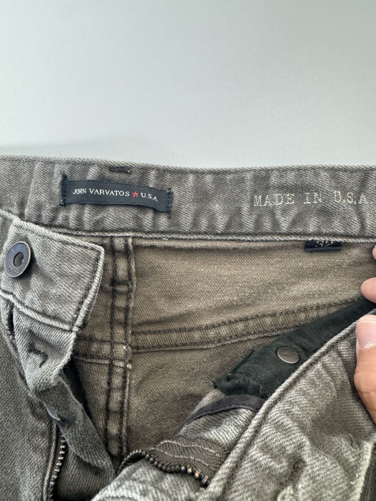 John Varvatos John Vavartos Vintage Denim Jeans Size US 32 / EU 48 - 2 Thumbnail