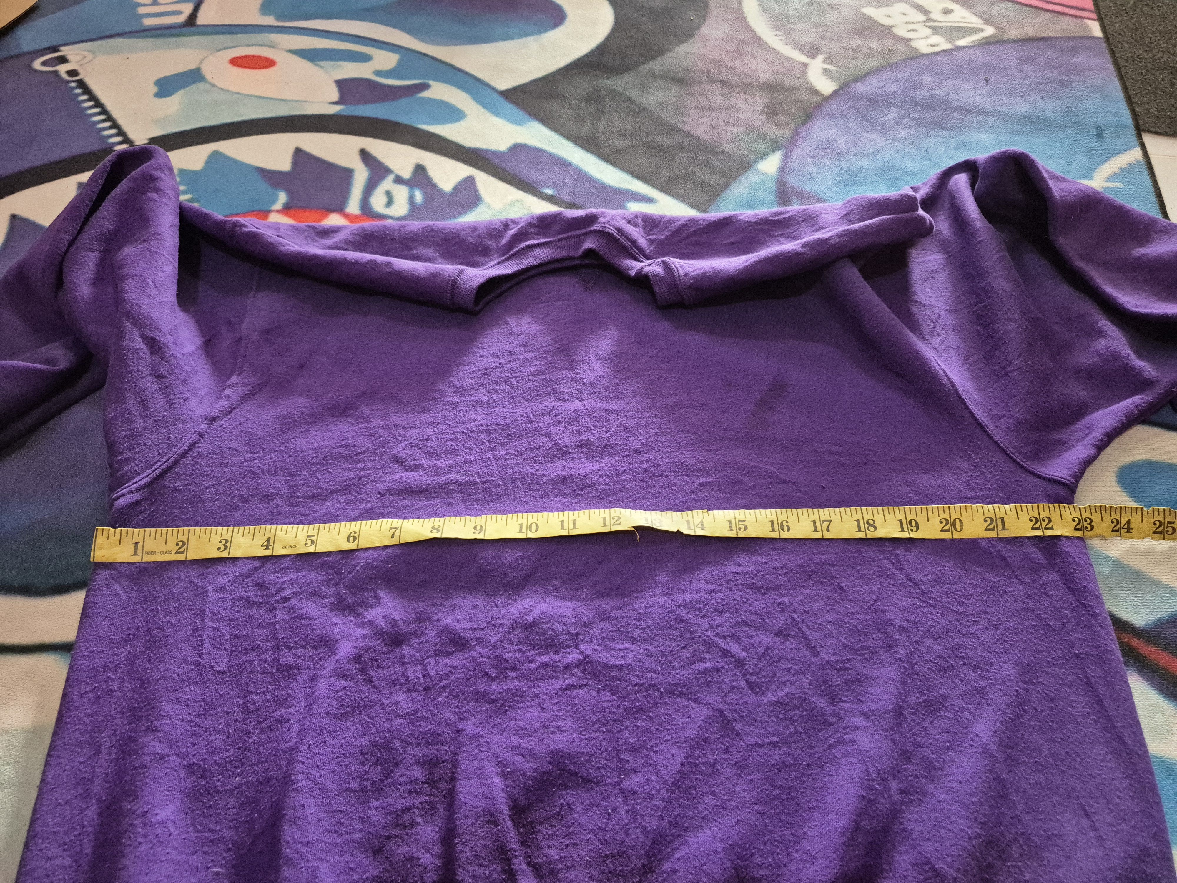 Fruit Of The Loom 🔥 Fruit of the Loom Striking Purple Sweatshirt Jumper Size US L / EU 52-54 / 3 - 9 Thumbnail