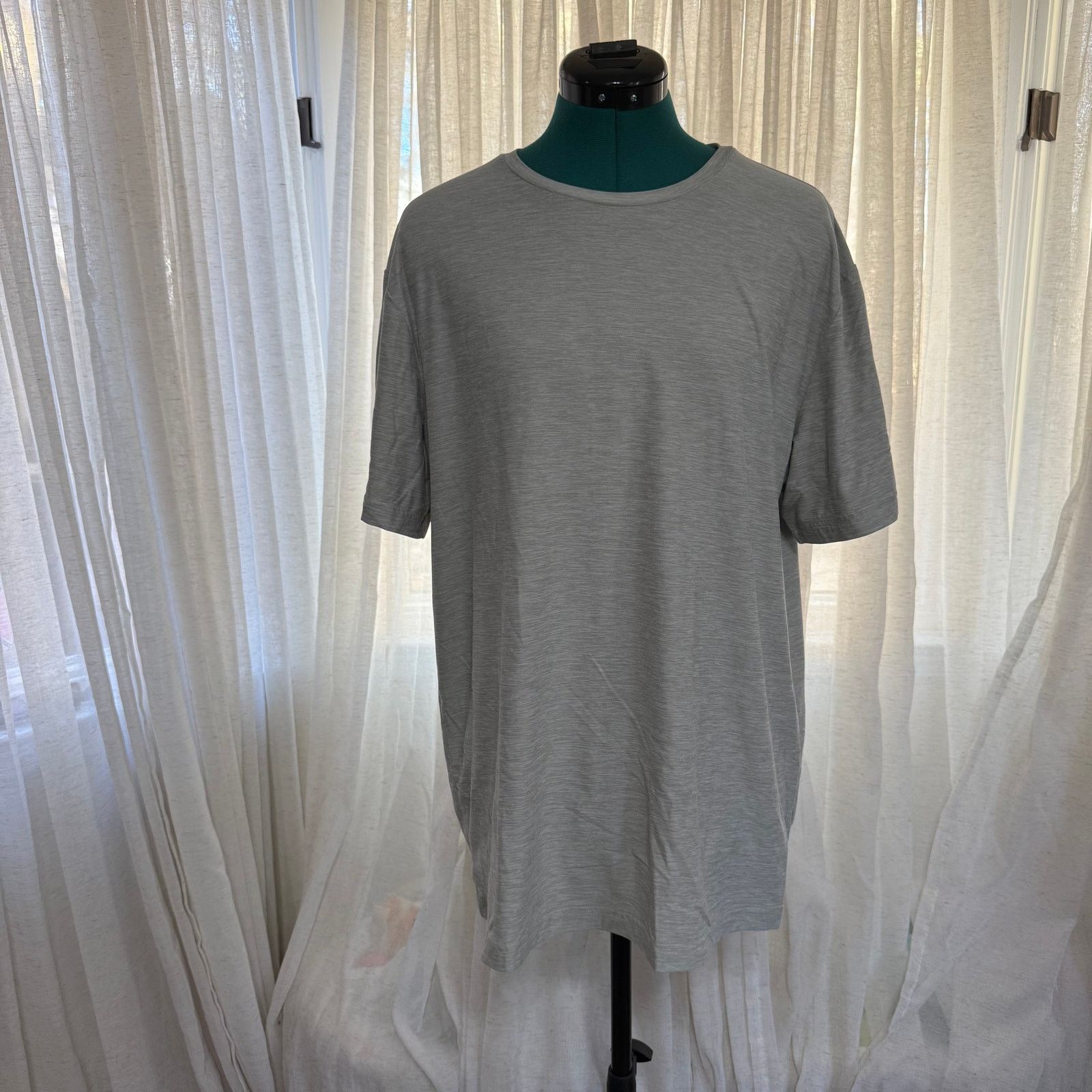 Other FLX Heather Gray Performance Tee | Sz L Size US L / EU 52-54 / 3 - 2 Thumbnail