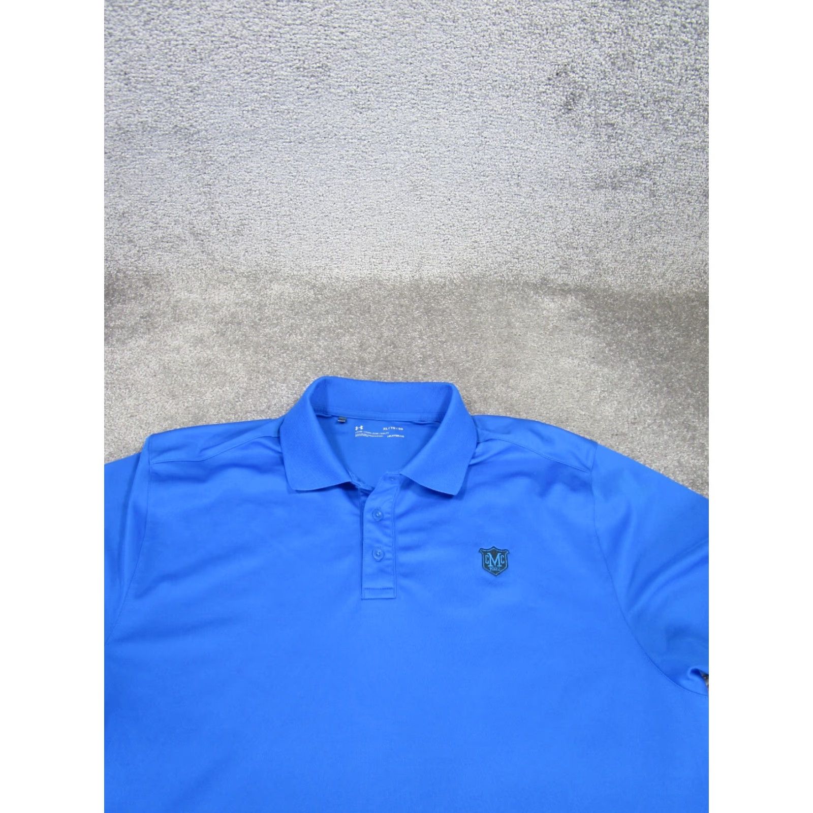 Under Armour Under Armour Polo Shirt Mens XL Blue Heatgear Stretch Short Sleeve Golf Size US XL / EU 56 / 4 - 2 Thumbnail
