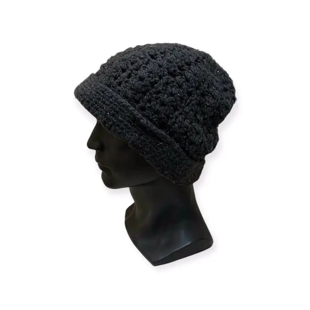 Vintage Japanese Brand Rare Design Crochet Beanie Hat Size ONE SIZE - 1 Thumbnail
