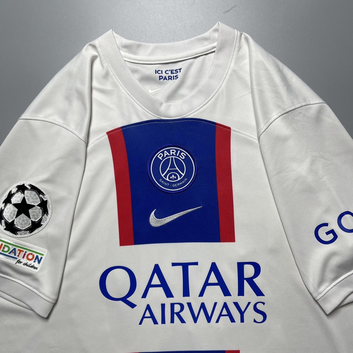 Nike PSG NIKE 2022/2023 FOOTBALL SOCCER THIRD JERSEY #30 MESSI Size US L / EU 52-54 / 3 - 4 Thumbnail