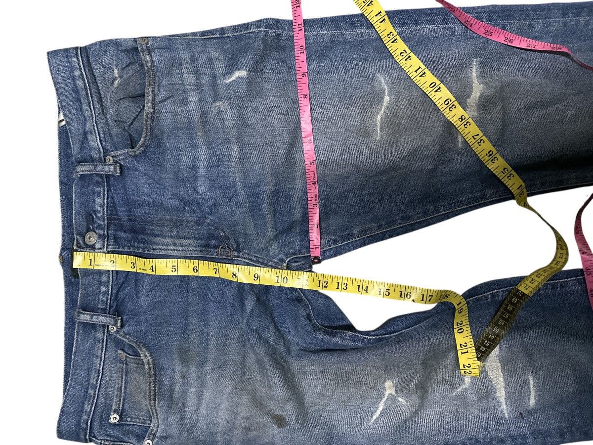 Japanese Brand Uniqlo Distress Light Washed🎌💥 Size US 38 / EU 54 - 5 Thumbnail