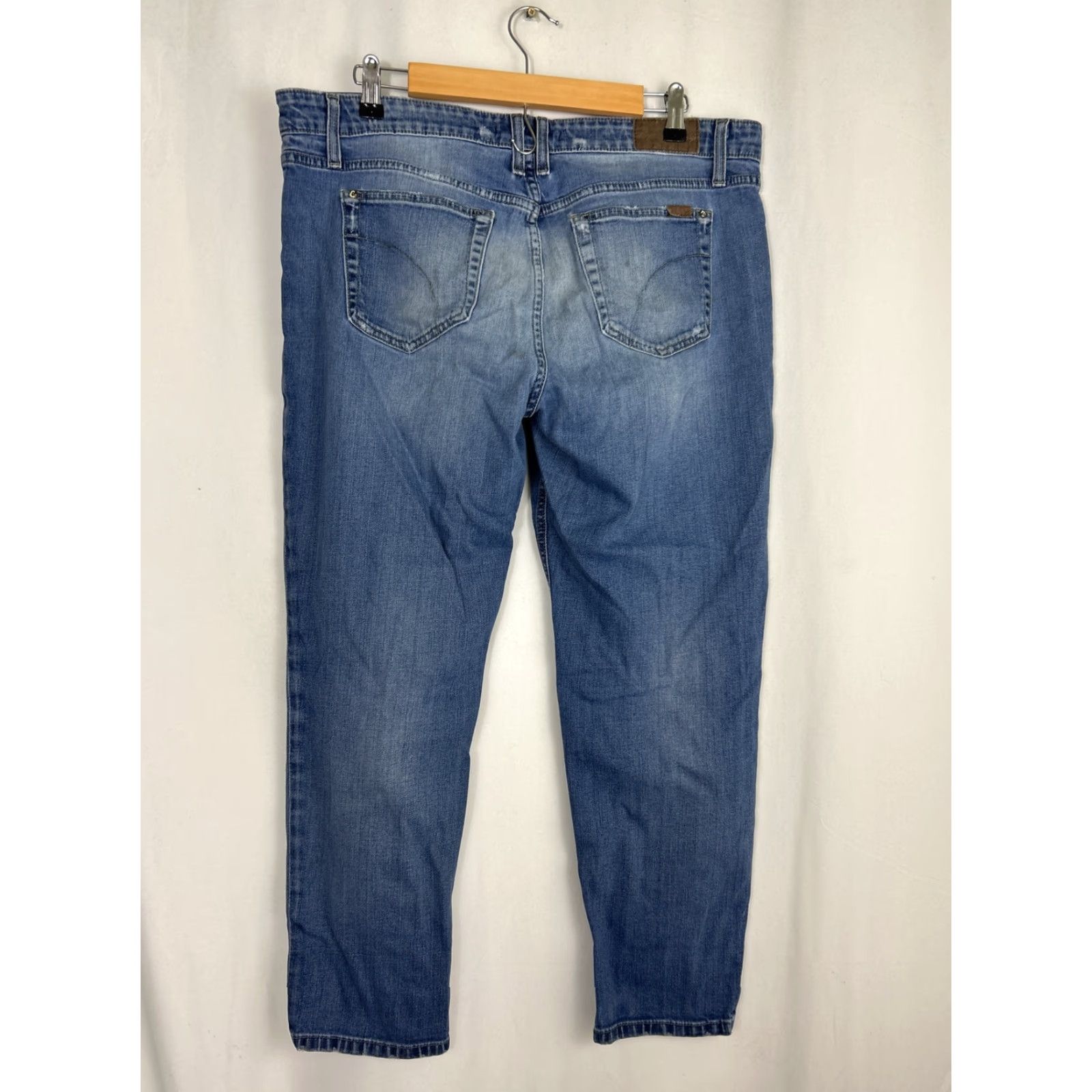 Vintage Joes Jeans Slouchy High Water Light Wash 36x 26 Straight Leg Women Jeans 36 Blue 90s? (Wait) Size 25" / US 0 / IT 36 - 7 Thumbnail