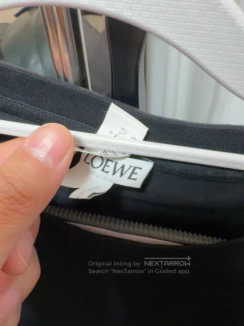 Loewe Loewe Anagram Series Black Short Sleeve T-Shirt Size L / US 10 / IT 46 - 3 Thumbnail
