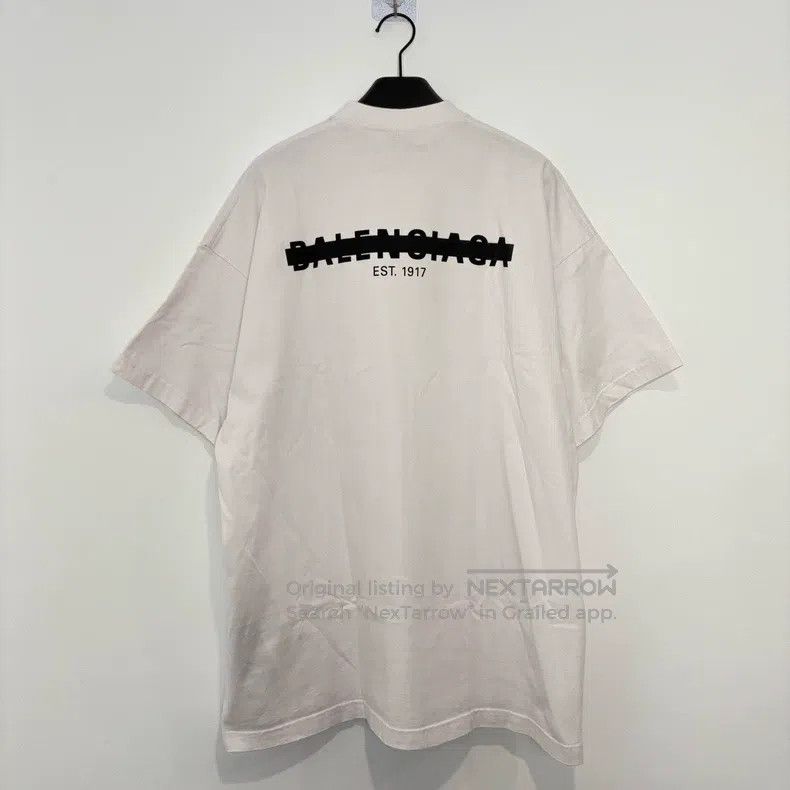 Balenciaga Balenciaga White tape delete line short sleeve Size US S / EU 44-46 / 1 - 2 Thumbnail