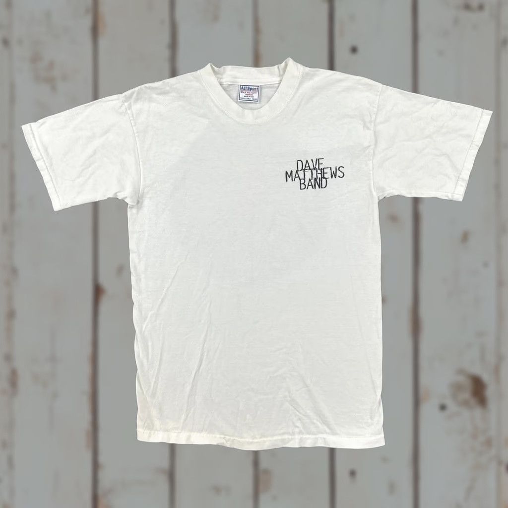 Sportmax VINTAGE All Sport Shirt M White 90s USA Dave Matthews Band Crew Neck Short Sleeve Men M Size US M / EU 48-50 / 2 - 1 Thumbnail