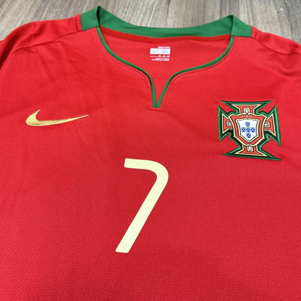 Nike Portugal Euro2008 home shirt #7 Ronaldo Size US XL / EU 56 / 4 - 3 Thumbnail