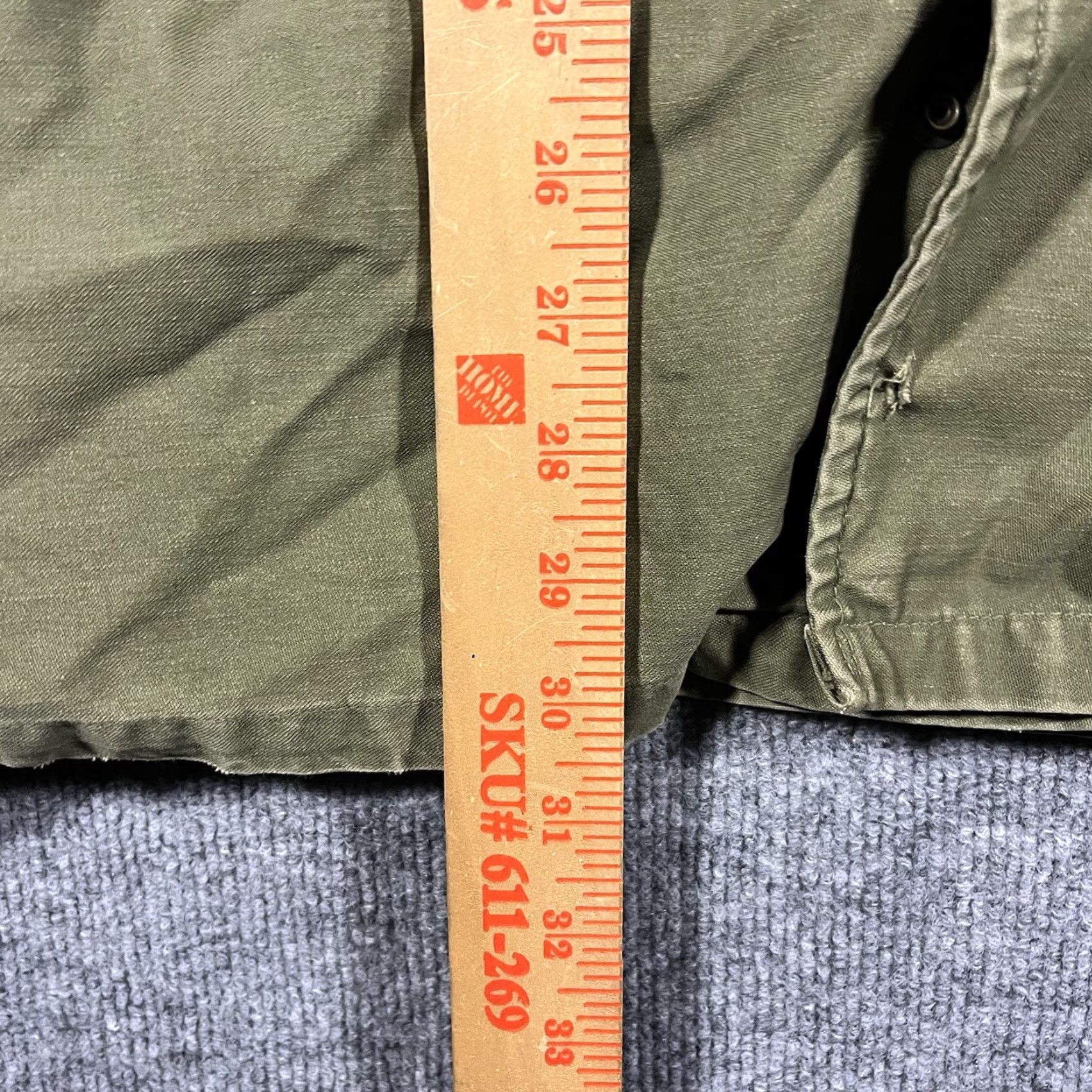 Vintage VINTAGE US Military M-65 Field Jacket Sateen OG-107 Army Coat Medium 1982 Green Size US M / EU 48-50 / 2 - 6 Thumbnail