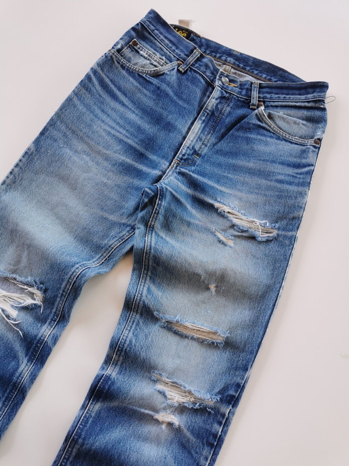 Lee Vintage Jeans Lee Style Ripped Size US 29 - 8 Thumbnail