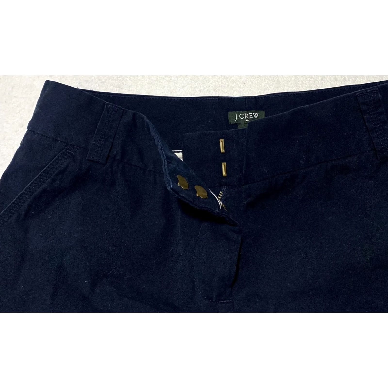 J.Crew J.CREW Shorts Womens Size 8 Navy Blue City Fit 100% Cotton / 29-37 Size 30" / US 8 / IT 44 - 3 Thumbnail