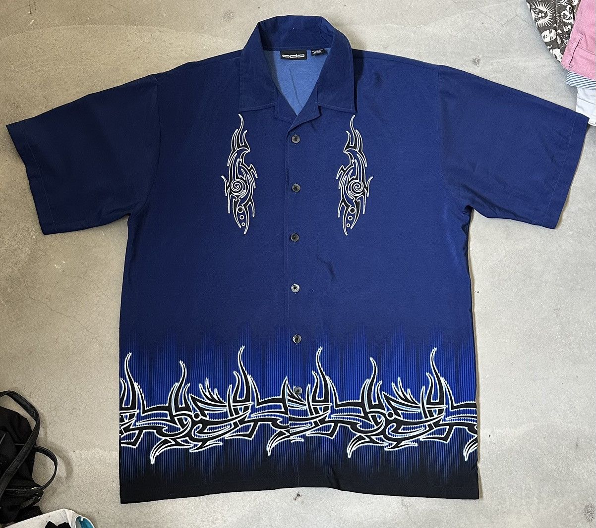Vintage ODO TRIBAL PRINT SHIRT Size US XL / EU 56 / 4 - 1 Thumbnail