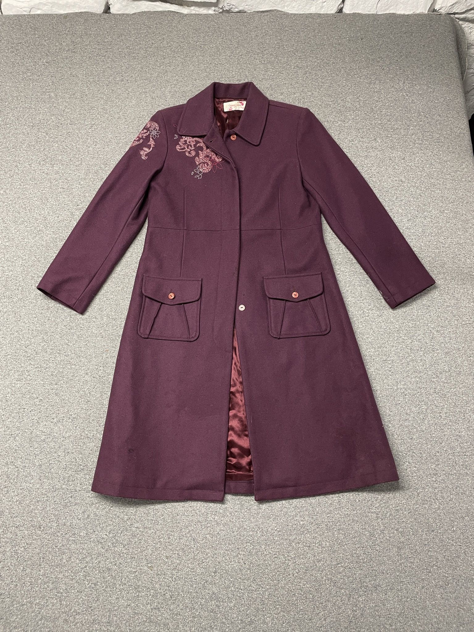 Christian Lacroix Vintage Y2K Christian Lacroix Wool Coat Size M / US 6-8 / IT 42-44 - 2 Thumbnail