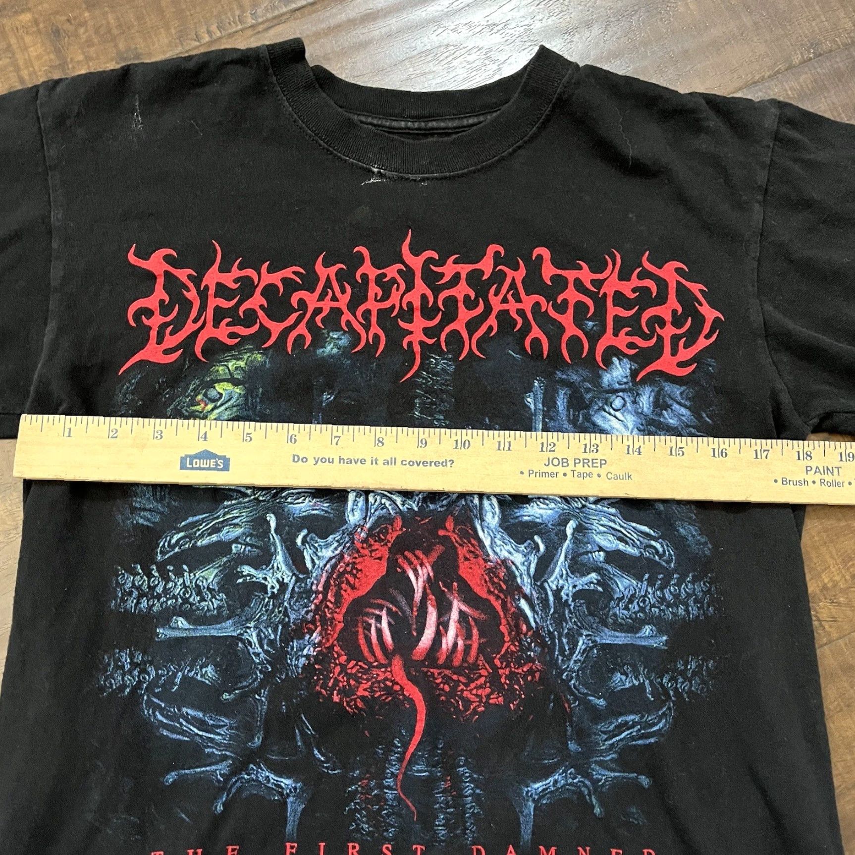 Anvil VINTAGE 2007 Decapitated T-Shirt The First Damned Death Metal Band Mens Medium Black Crew Neck Short Sleeve UNISEX Adults Graphic Print Size US M / EU 48-50 / 2 - 7 Thumbnail