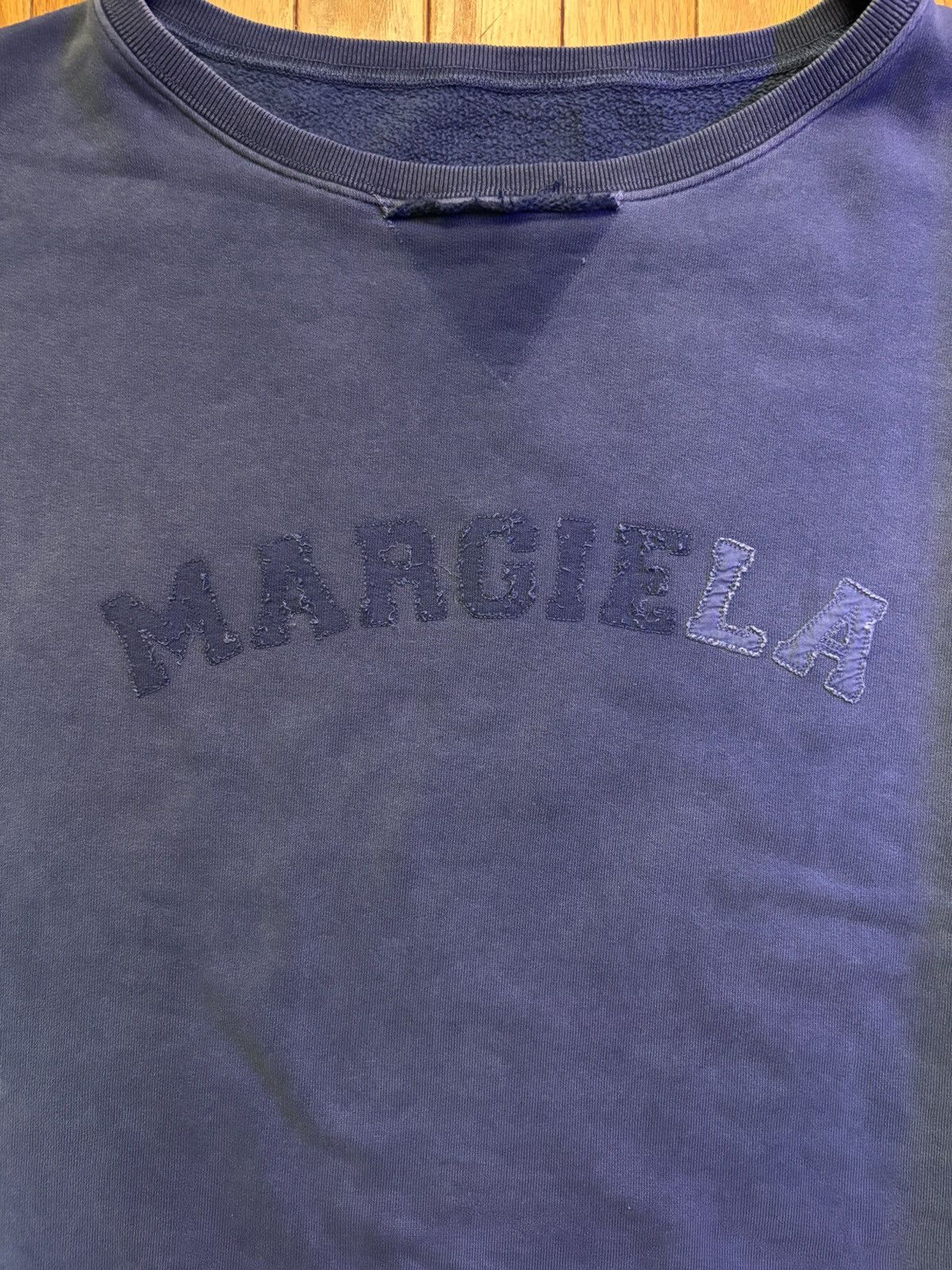Maison Margiela Maison Margiela SS23 Distressed Appliqué Logo Crewneck Size US L / EU 52-54 / 3 - 5 Thumbnail
