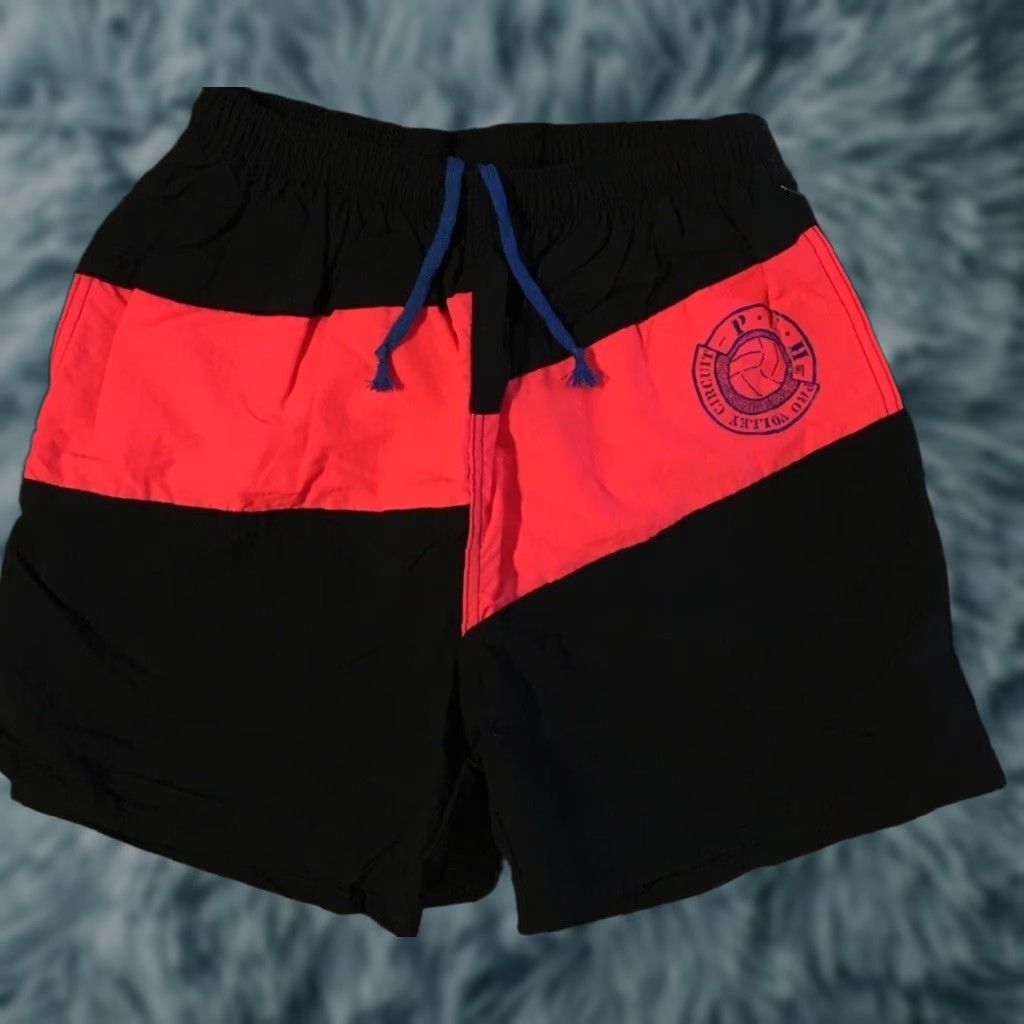 Billabong VINTAGE Billabong Board Shorts XL Men Black PCH Pro Volleyball Circuit Lined 80s 90s Surf Beach Trunks Size US 36 / EU 52 - 1 Thumbnail