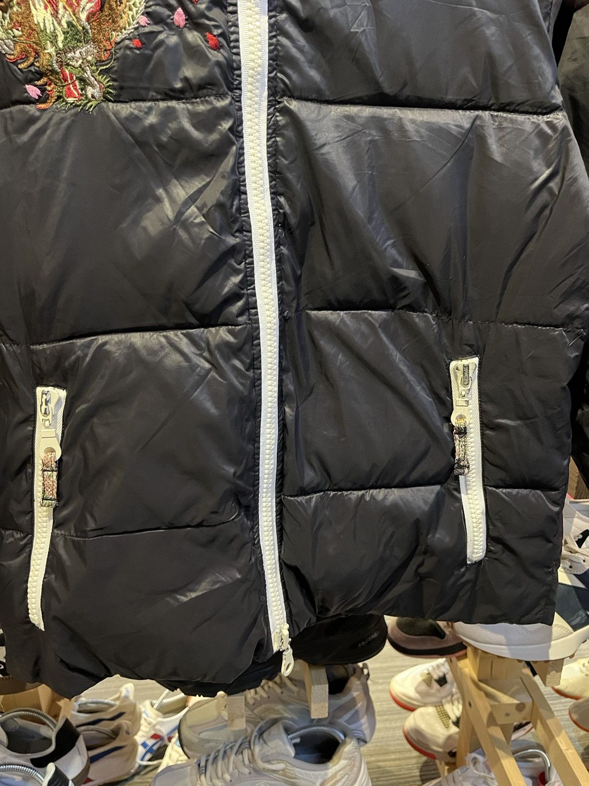Japanese Brand Puffer Embroidered Jacket Size US M / EU 48-50 / 2 - 2 Thumbnail