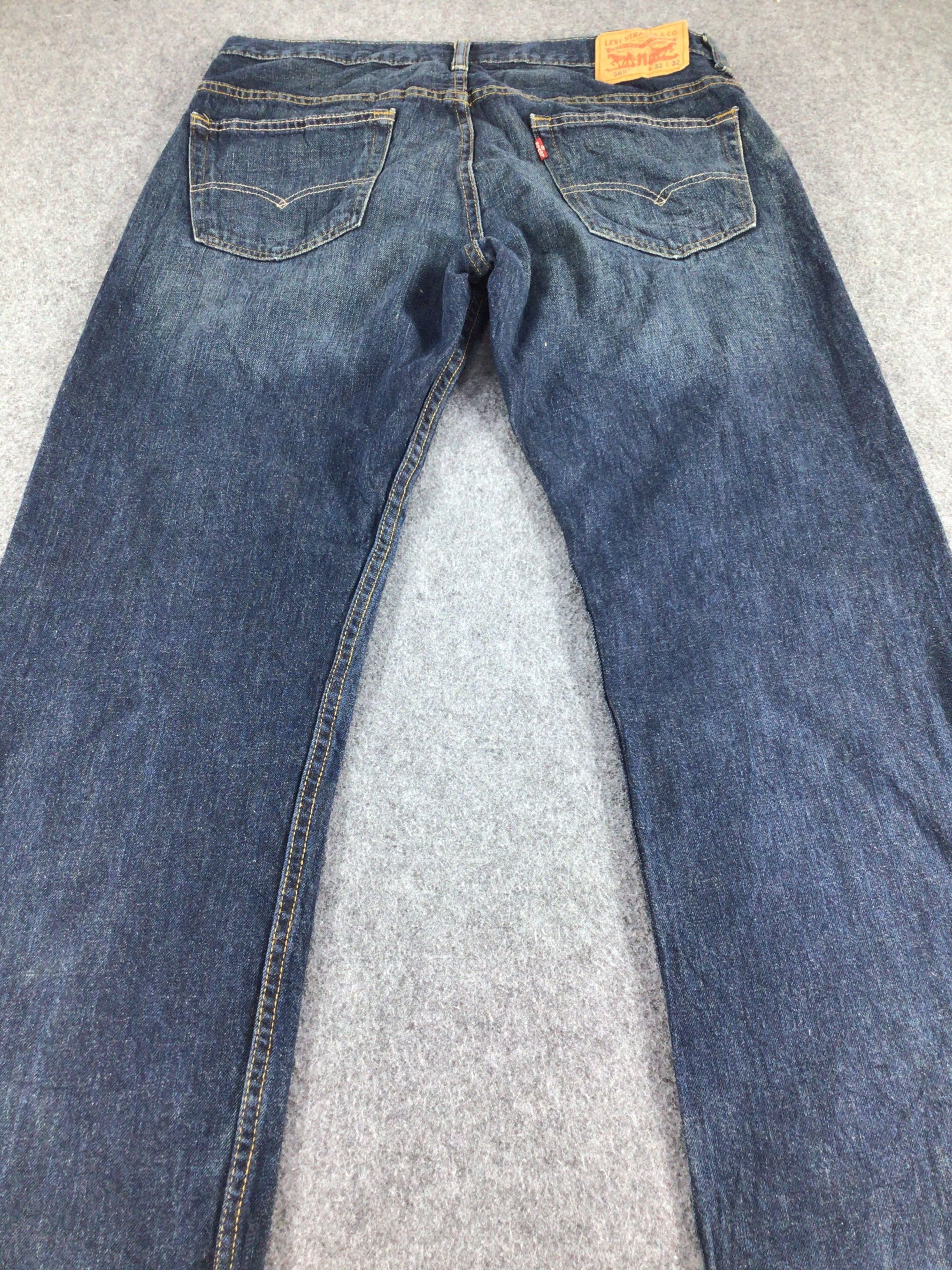 Levi's Vintage Levis 569 Jeans Blue Wash Denim -J499 Size US 35 - 4 Thumbnail