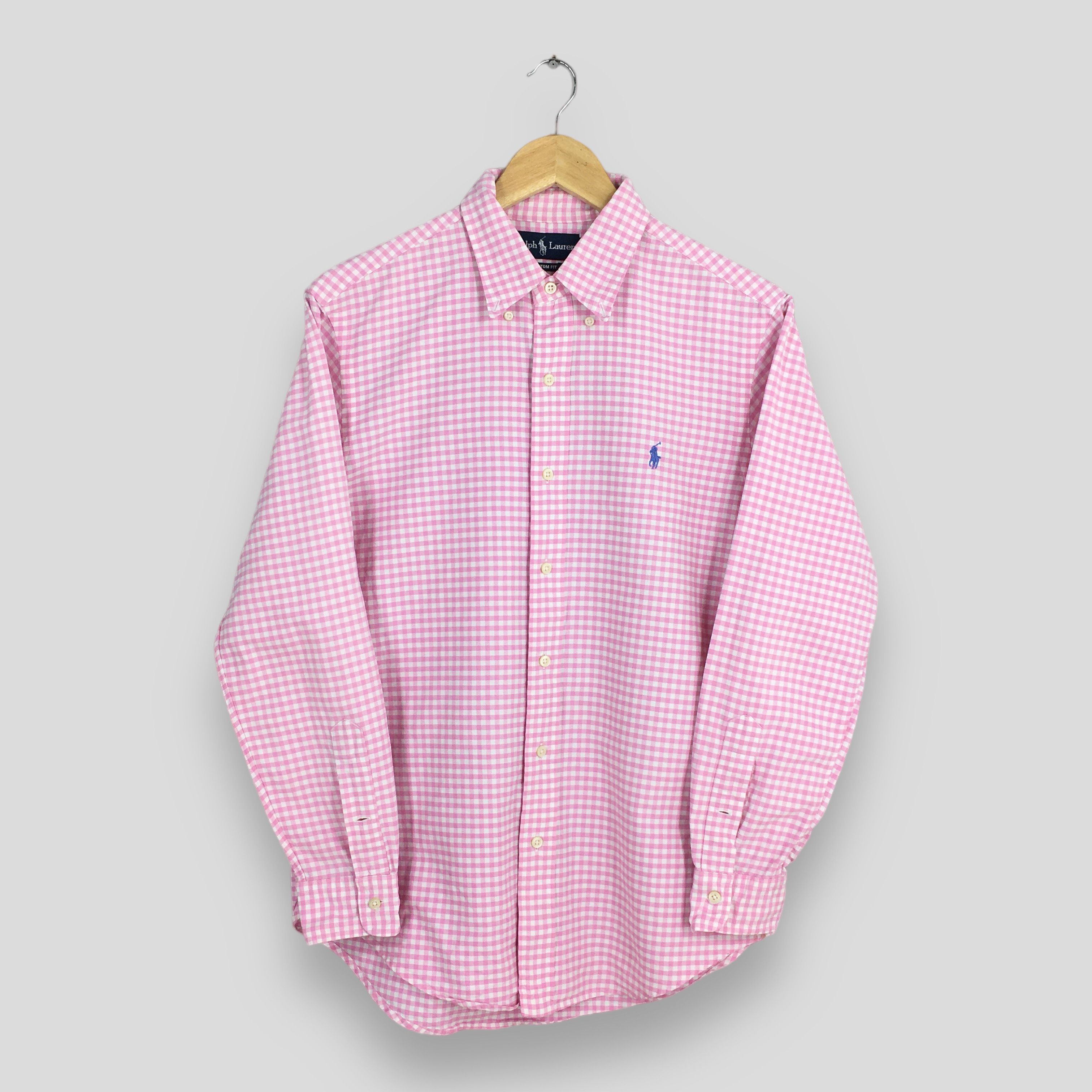 Ralph Lauren Vintage Ralph Lauren Pink Checkered Shirt Medium Size US M / EU 48-50 / 2 - 1 Thumbnail