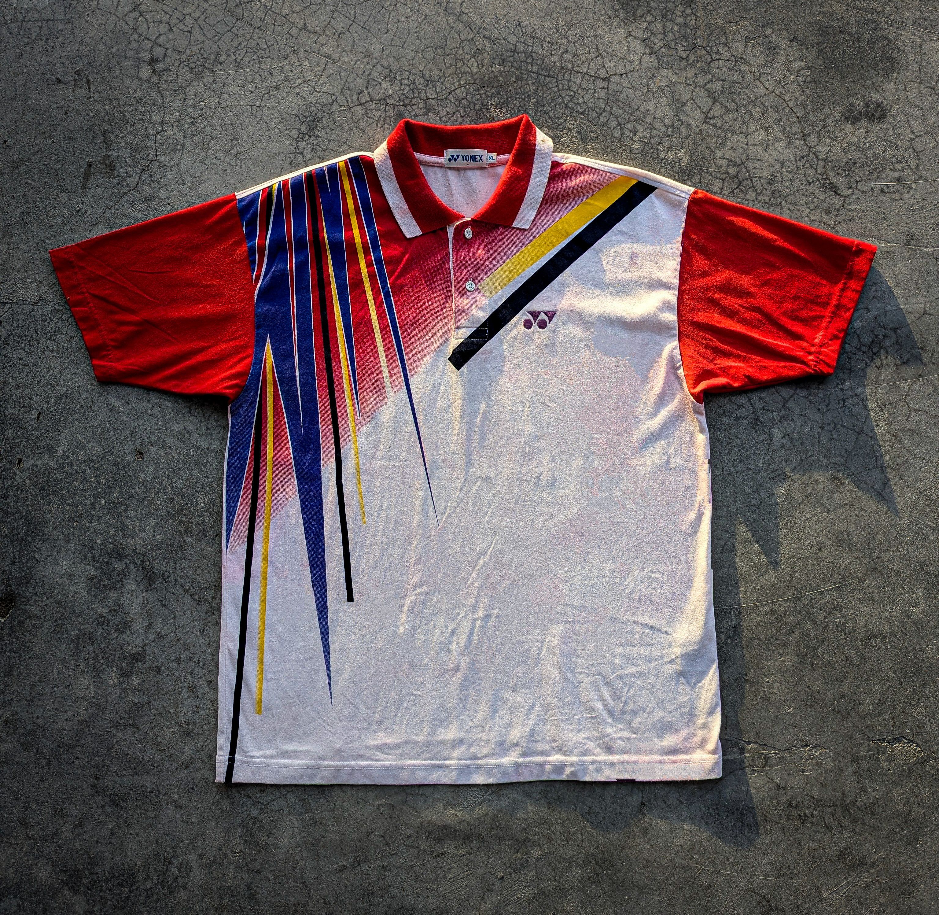 Vintage Vintage 90's Yonex Badminton Polo Shirt Size US XL / EU 56 / 4 - 1 Thumbnail