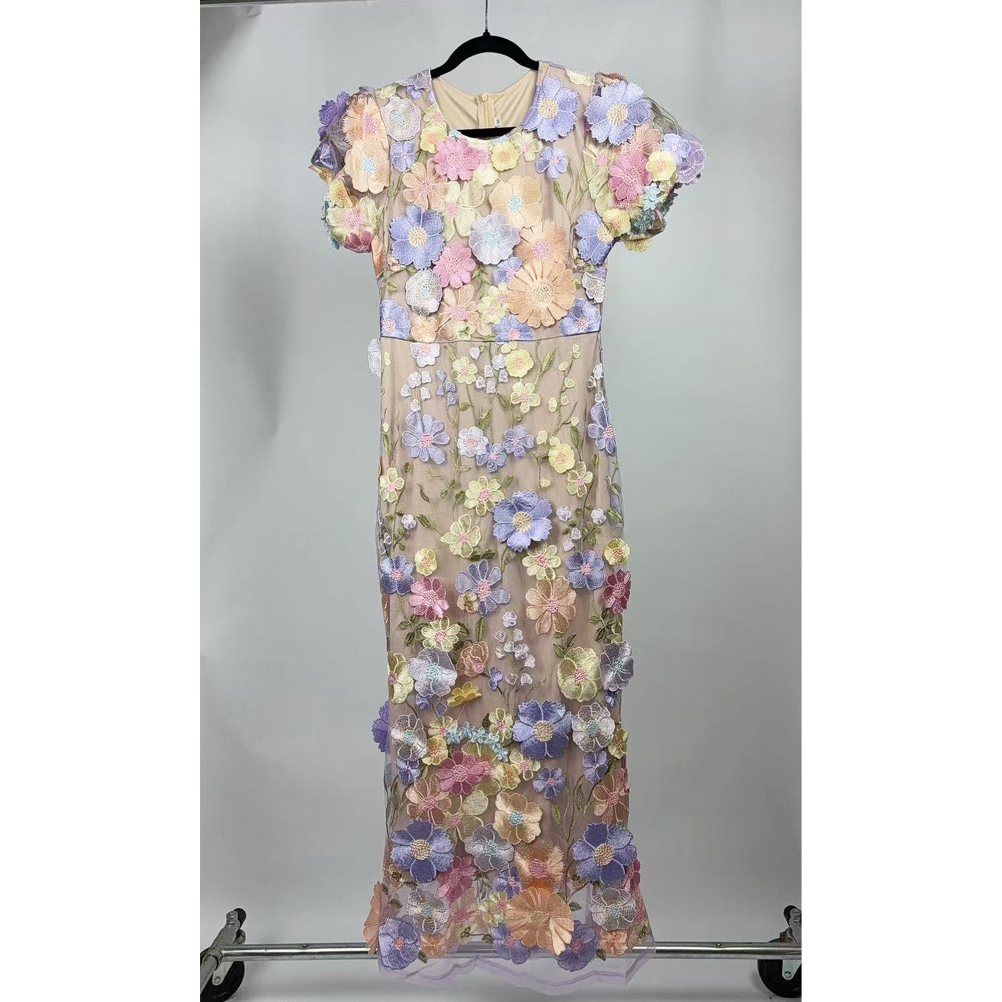 Other Women's Floral Maxi Evening Dress Party Formal Wedding Gown Size M / US 6-8 / IT 42-44 - 2 Thumbnail