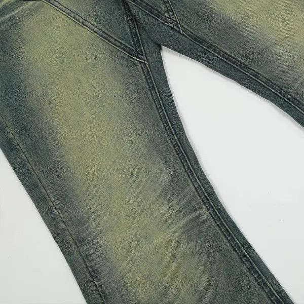 VIBE distressed flared double knee jeans Size US 28 / EU 44 - 4 Thumbnail