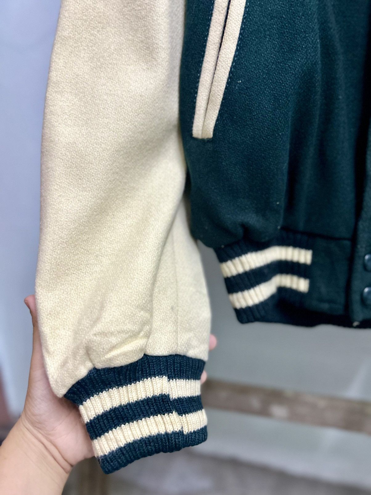 Other Vintage TAC Corporation Wool Varsity Jacket Size US L / EU 52-54 / 3 - 7 Thumbnail
