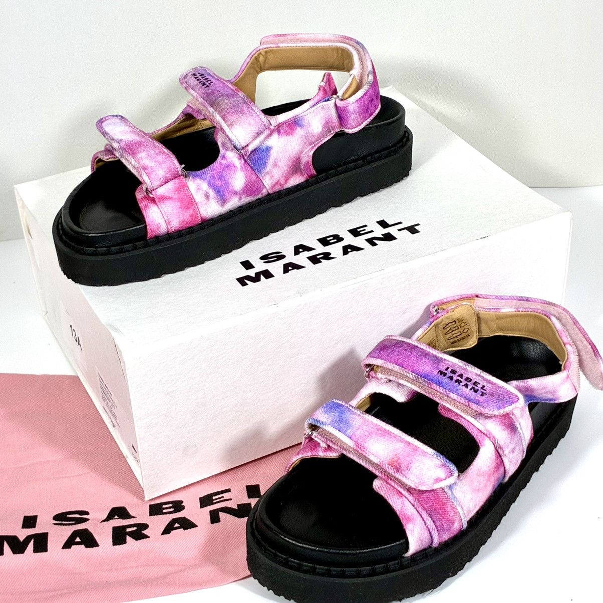 Isabel Marant Isabel Marant Madee Platform Sandal Mulberry Tie Dye 41 10 Size US 10 / IT 40 - 2 Thumbnail
