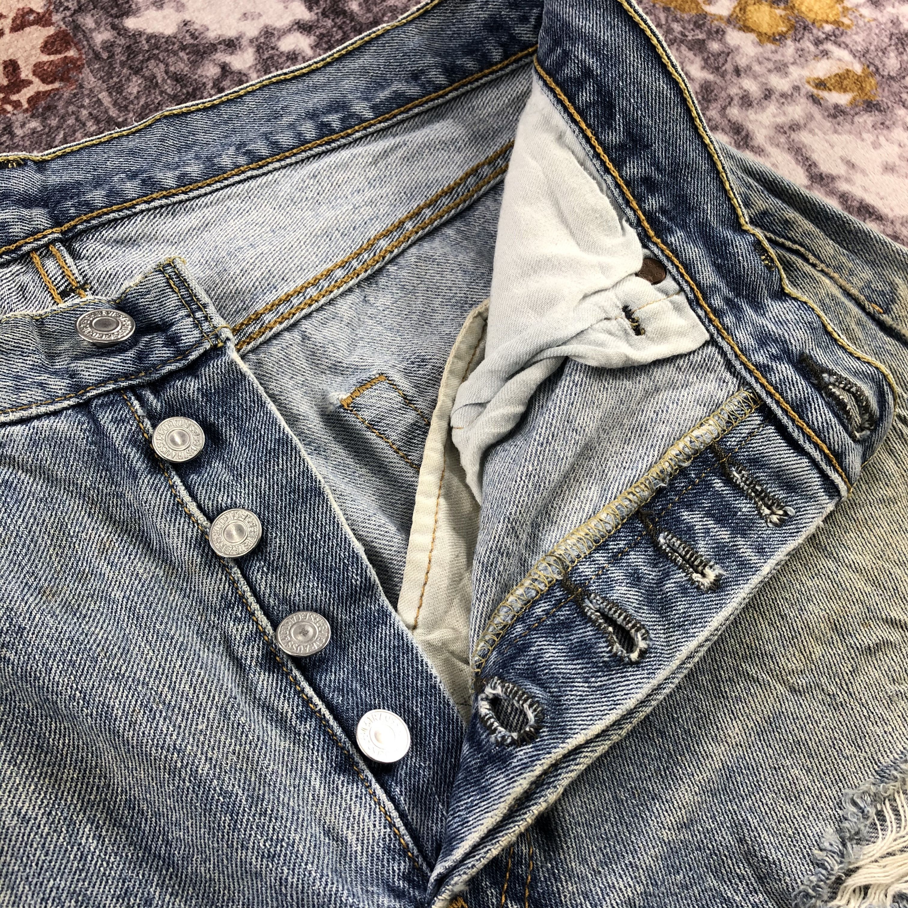 Levi's Vintage Blue Wash Levis 501 Jeans-JM2999 Size US 34 / EU 50 - 11 Thumbnail