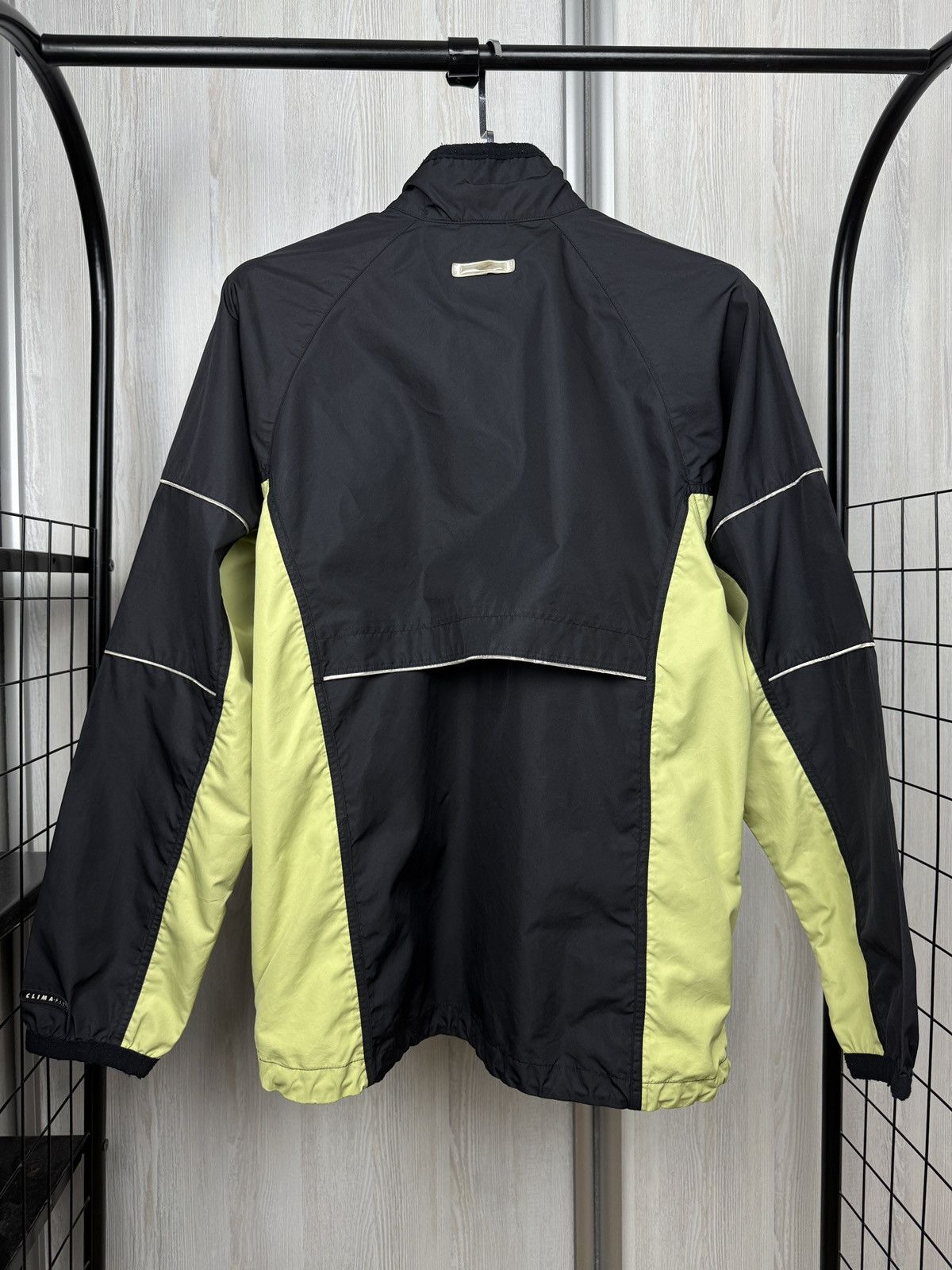 Vintage Nike vintage 90s track top black green light jacket Size US M / EU 48-50 / 2 - 8 Thumbnail