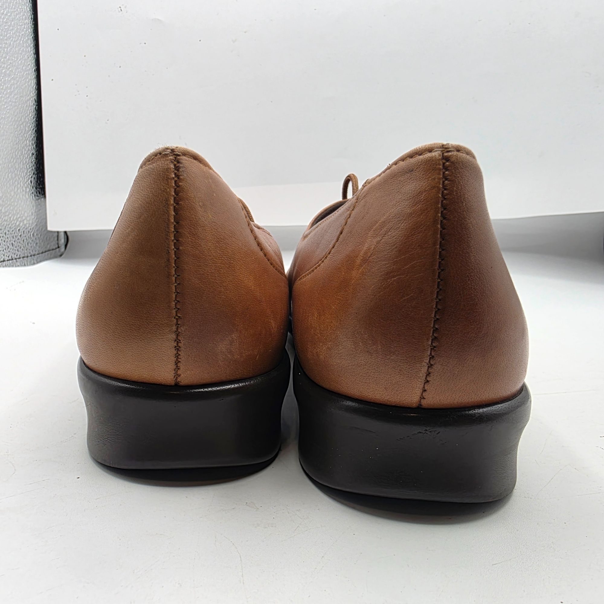 SAS SAS Petra Womens 9.5 Brown Leather Comfort Shoes Casual Loaf Size US 9.5 / IT 39.5 - 4 Thumbnail