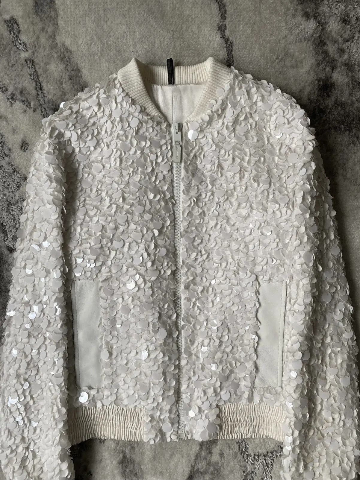 Dior Dior by Hedi Slimane Paillette Embellished Bomber Size US M / EU 48-50 / 2 - 6 Thumbnail