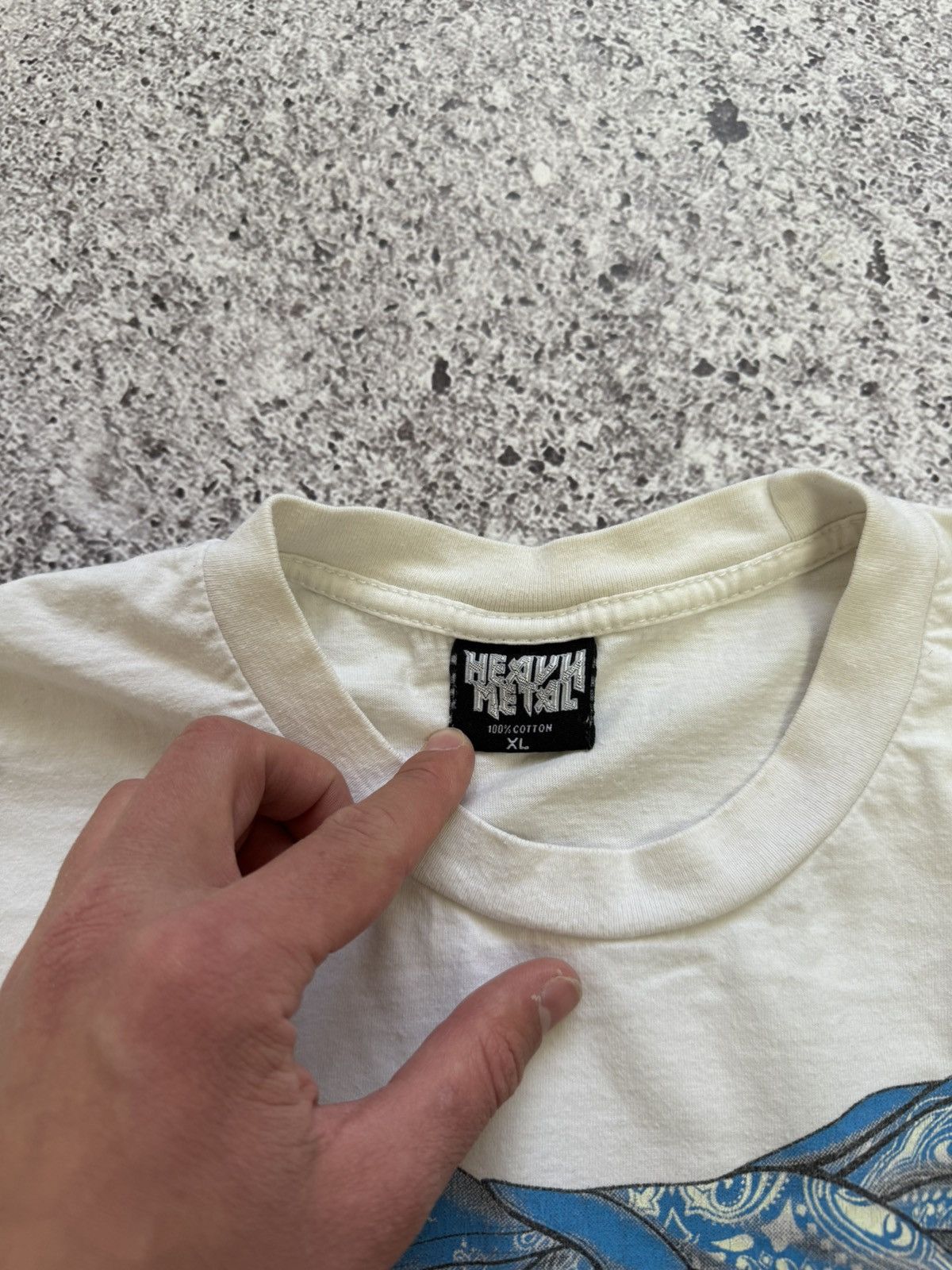 Band Tees × Rap Tees × Vintage Vintage 90’s Thug Life Rap Tough Face Tupac Bandana T-Shirt Size US XL / EU 56 / 4 - 9 Thumbnail