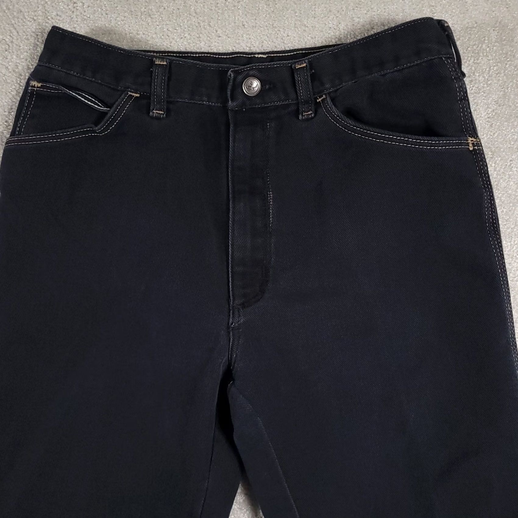 Vintage VINTAGE Sheplers Jeans Mens 30x27.5 Blue Straight Leg Western Cowboy SHBK153 Made USA Jeans Mens 30 BLUE Cowboy 90s Mens Size US 30 / EU 46 - 3 Thumbnail