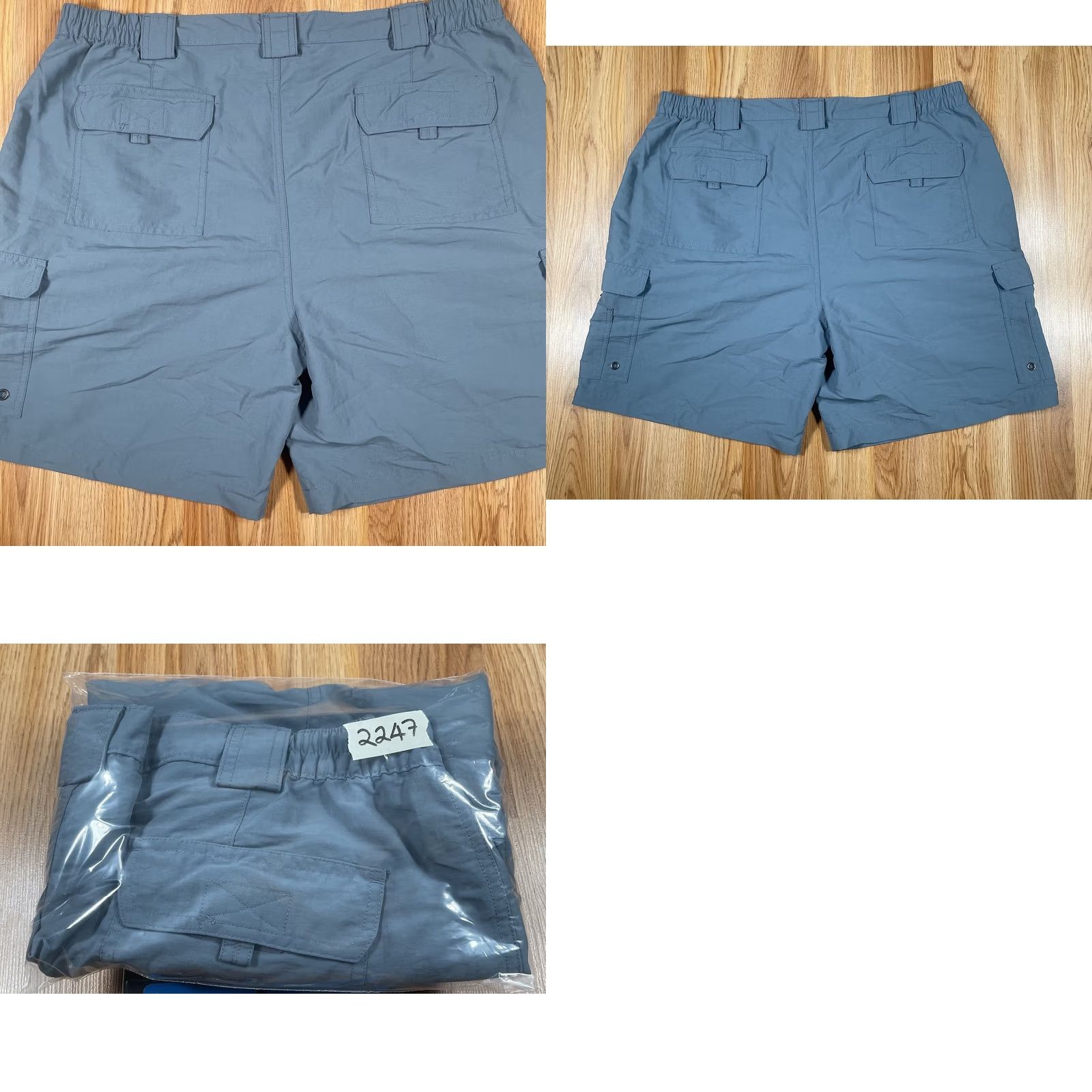 Vintage Reel Legends Shorts Mens XL Gray Performance Outfitters Cargo Fishing Khaki Size US 36 / EU 52 - 9 Thumbnail