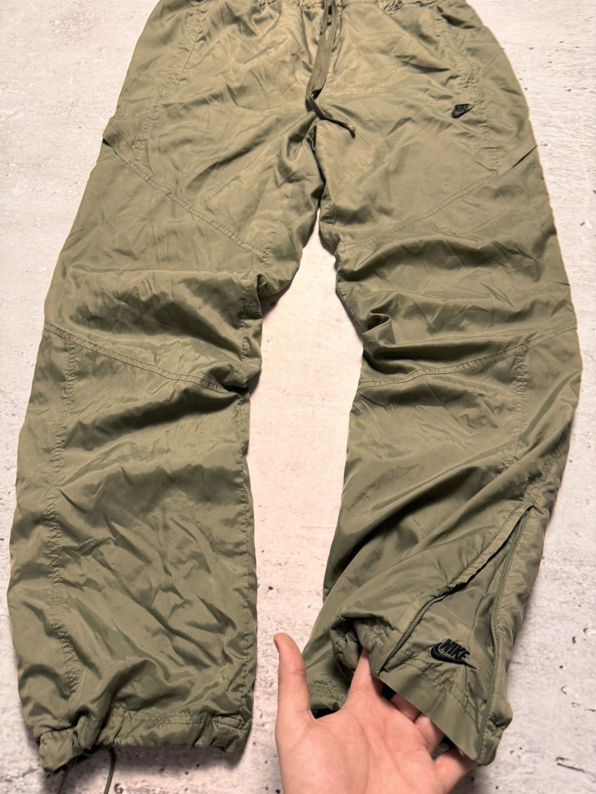 Nike × Vintage NIKE VINTAGE BASIC LOGO OVERSIZE BAGGY PANTS Size US 34 / EU 50 - 3 Thumbnail