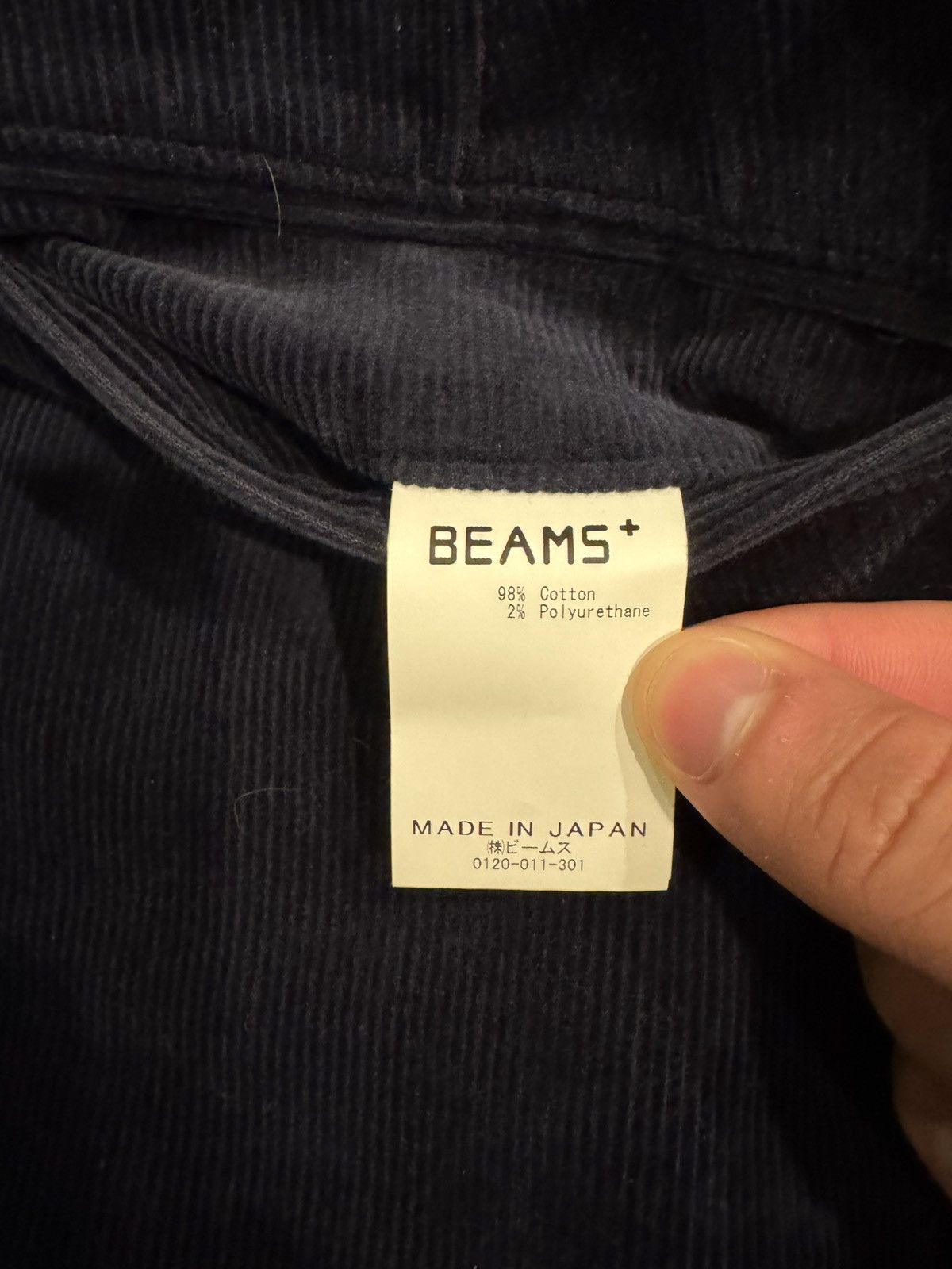 Beams Plus NWT Beams + (plus) Pleated Cuffed Hem Blue Corduroys Mens M Size US 32 / EU 48 - 4 Thumbnail