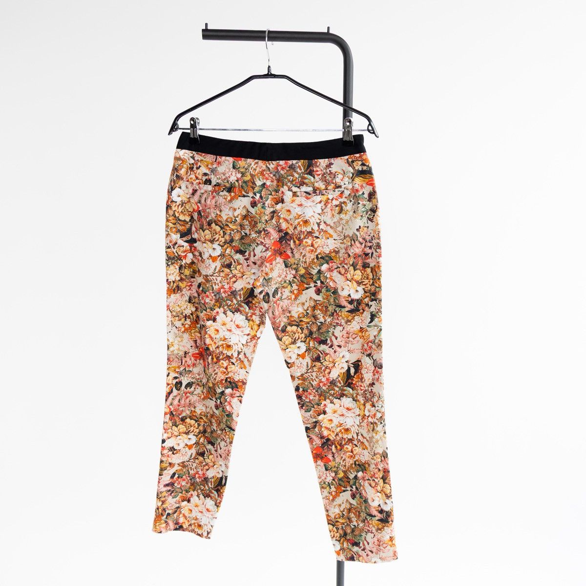 Zara Zara Womens Floral Trousers Multicolor Pants Pockets Casual Size 30" / US 8 / IT 44 - 2 Thumbnail