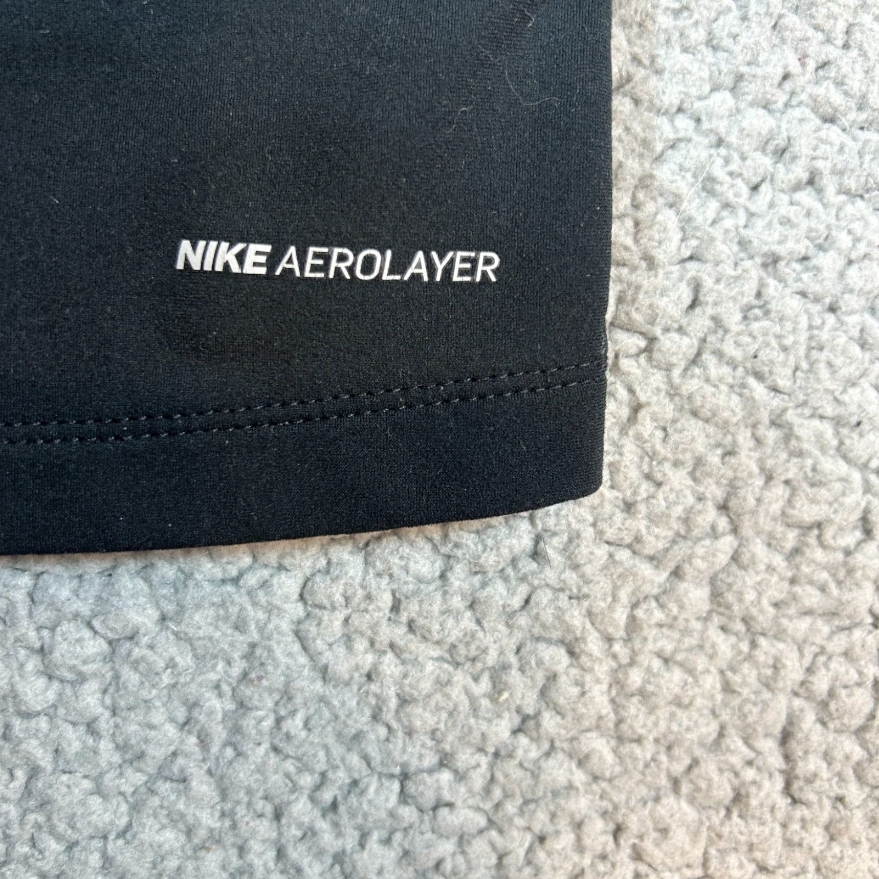 Nike Nike Vest Mens XL Black Aerolayer Thermal Quilted Full Zip Sleeveless Running Size US XL / EU 56 / 4 - 6 Thumbnail