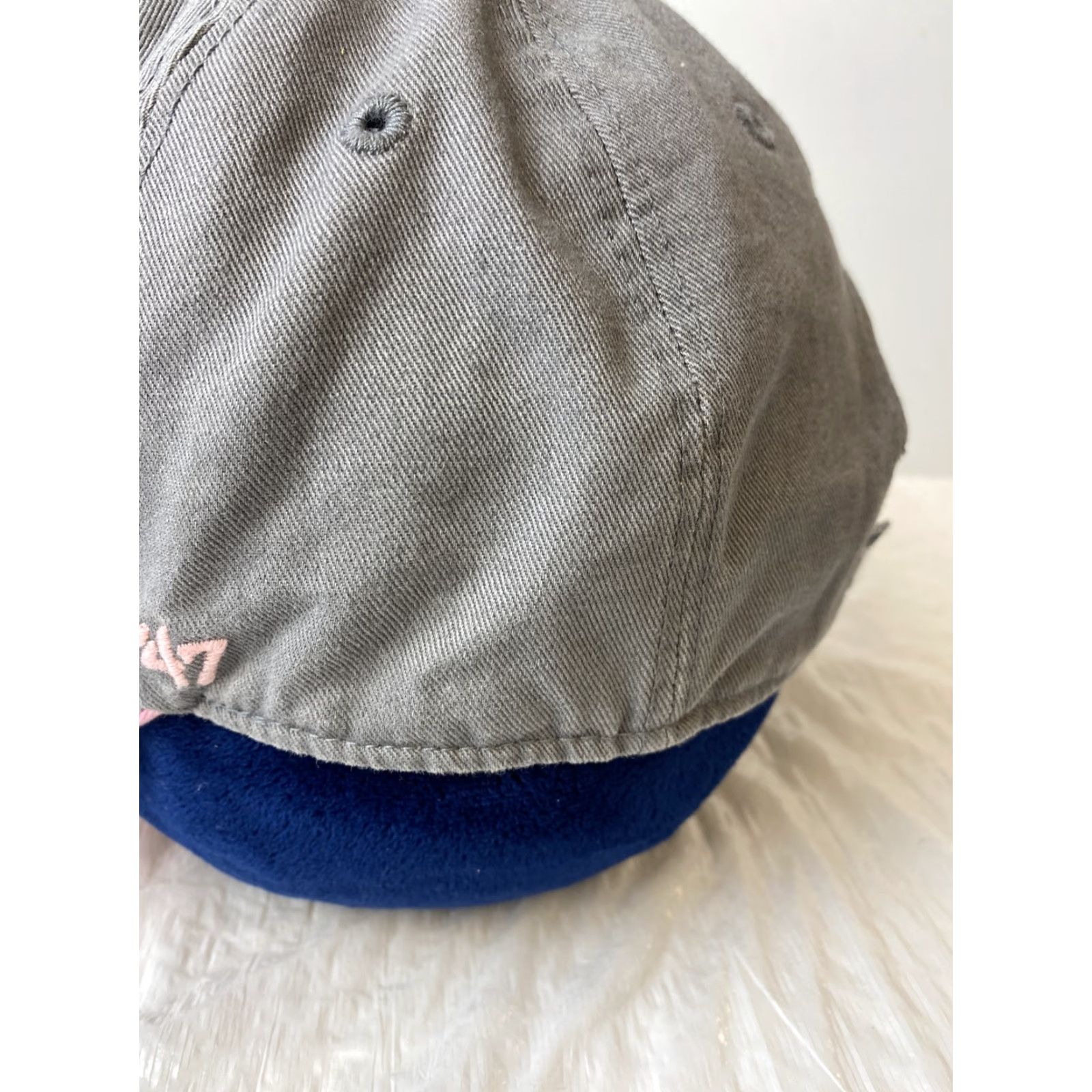 Pinko VINTAGE 47’ Brand Baseball Cap CNN Atlanta Gray Hat One Size Adjustable Pink Embroidery Adults Mens Womens Unisex Cap Size ONE SIZE - 6 Thumbnail