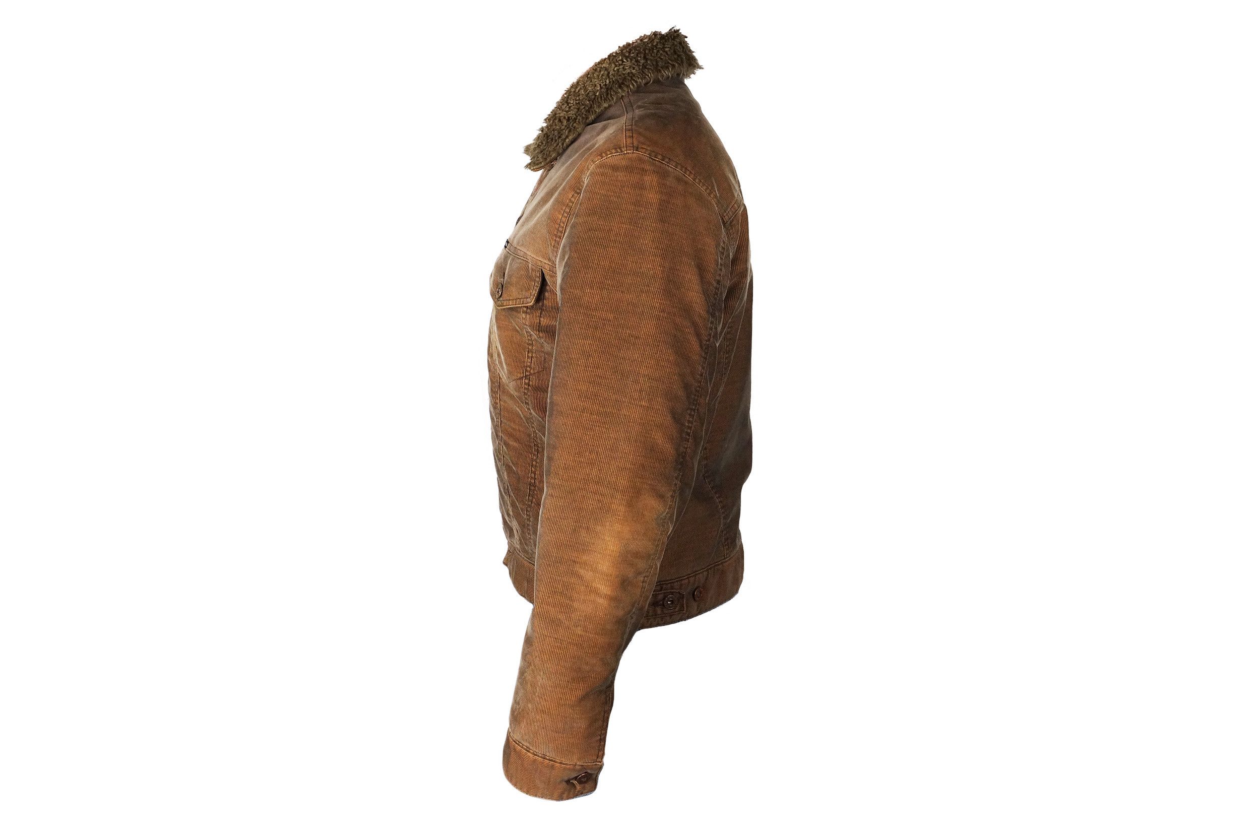 Energie × Sixty Energie Vintage Corduroy Trucker Jacket Sherpa by Miss Sixty Size US L / EU 52-54 / 3 - 3 Thumbnail