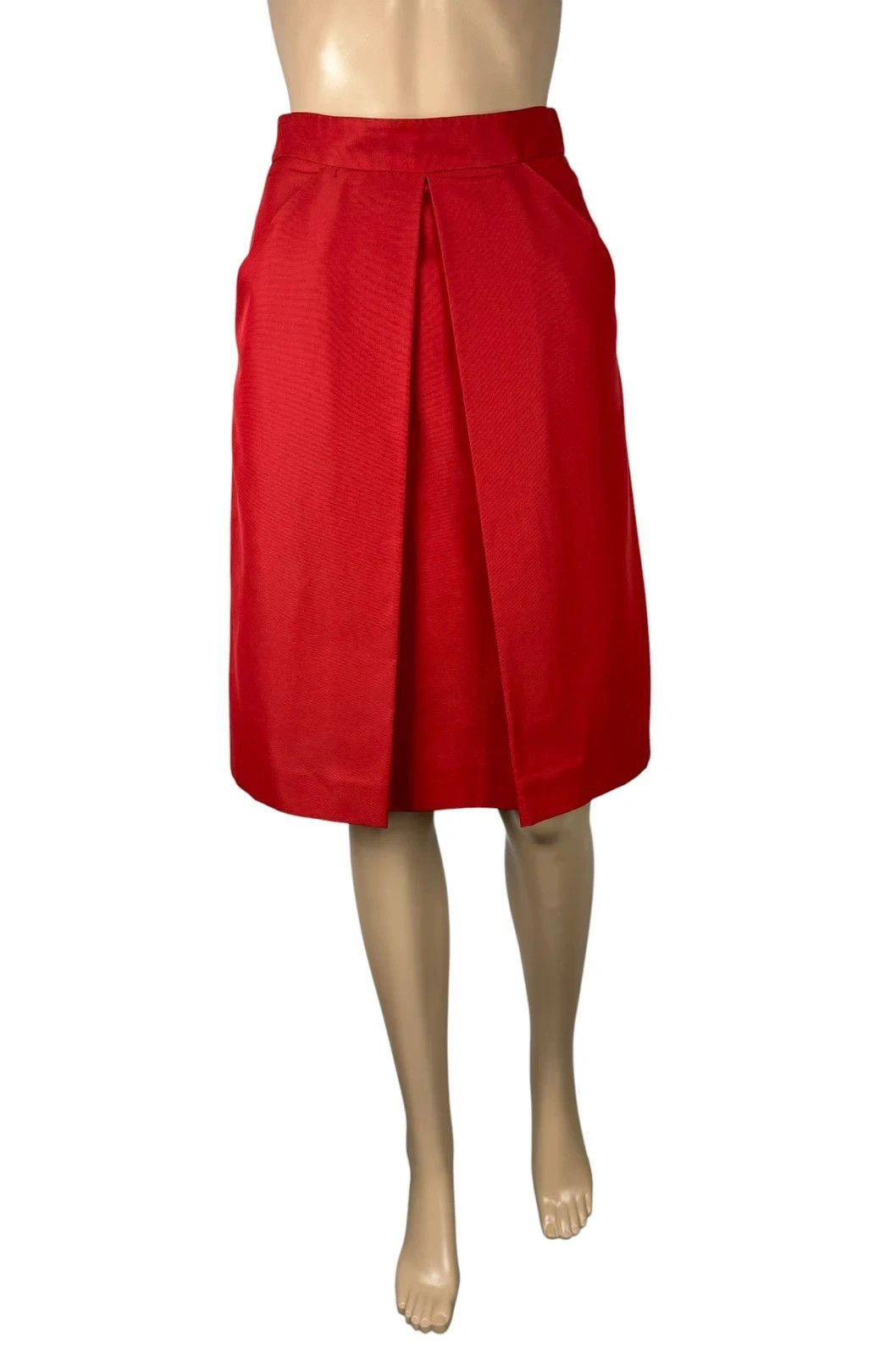 Agnona Agnona Midi Skirt Cotton Silk size 38 Size 26" / US 2 / IT 38 - 2 Thumbnail