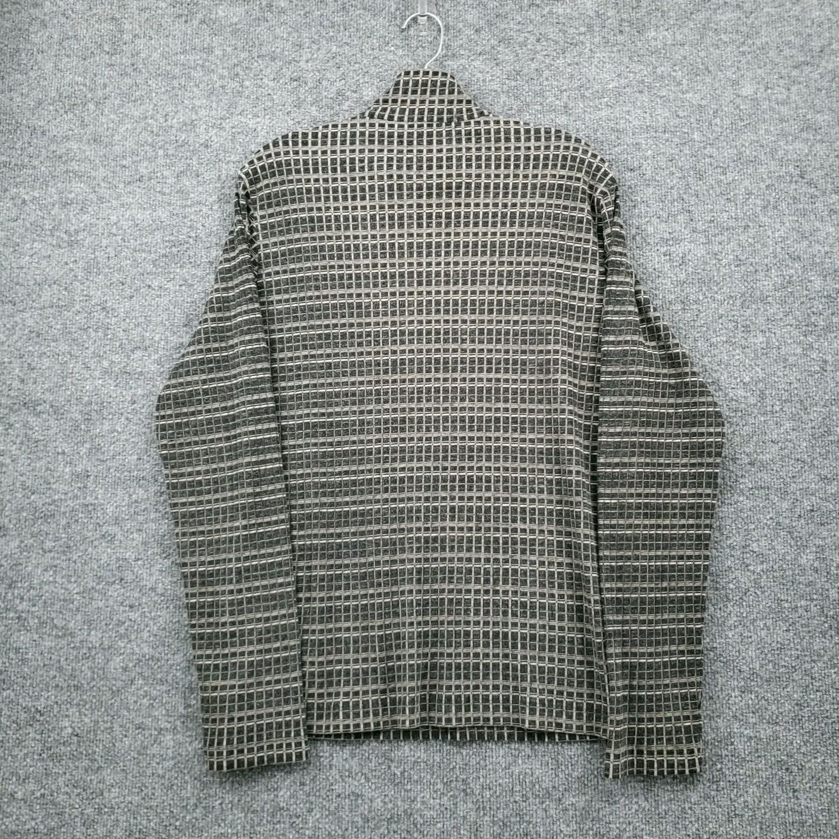 Kenneth Cole Kenneth Cole Sweater Mens L Black Pullover Mock Neck Knit Long Sleeve 1/4 Zip Cotton Blend Size US L / EU 52-54 / 3 - 2 Thumbnail