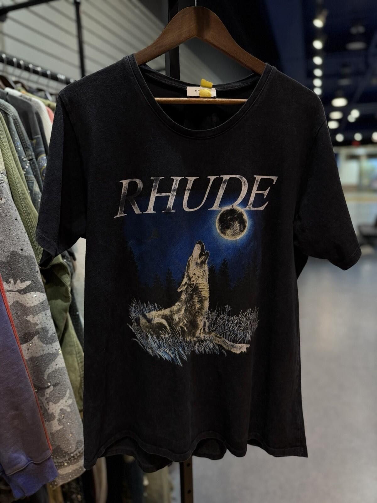 Rhude Rhude Tee Shirt Blue Wolf Logo 100% Authentic Size (Medium) Size US M / EU 48-50 / 2 - 2 Thumbnail